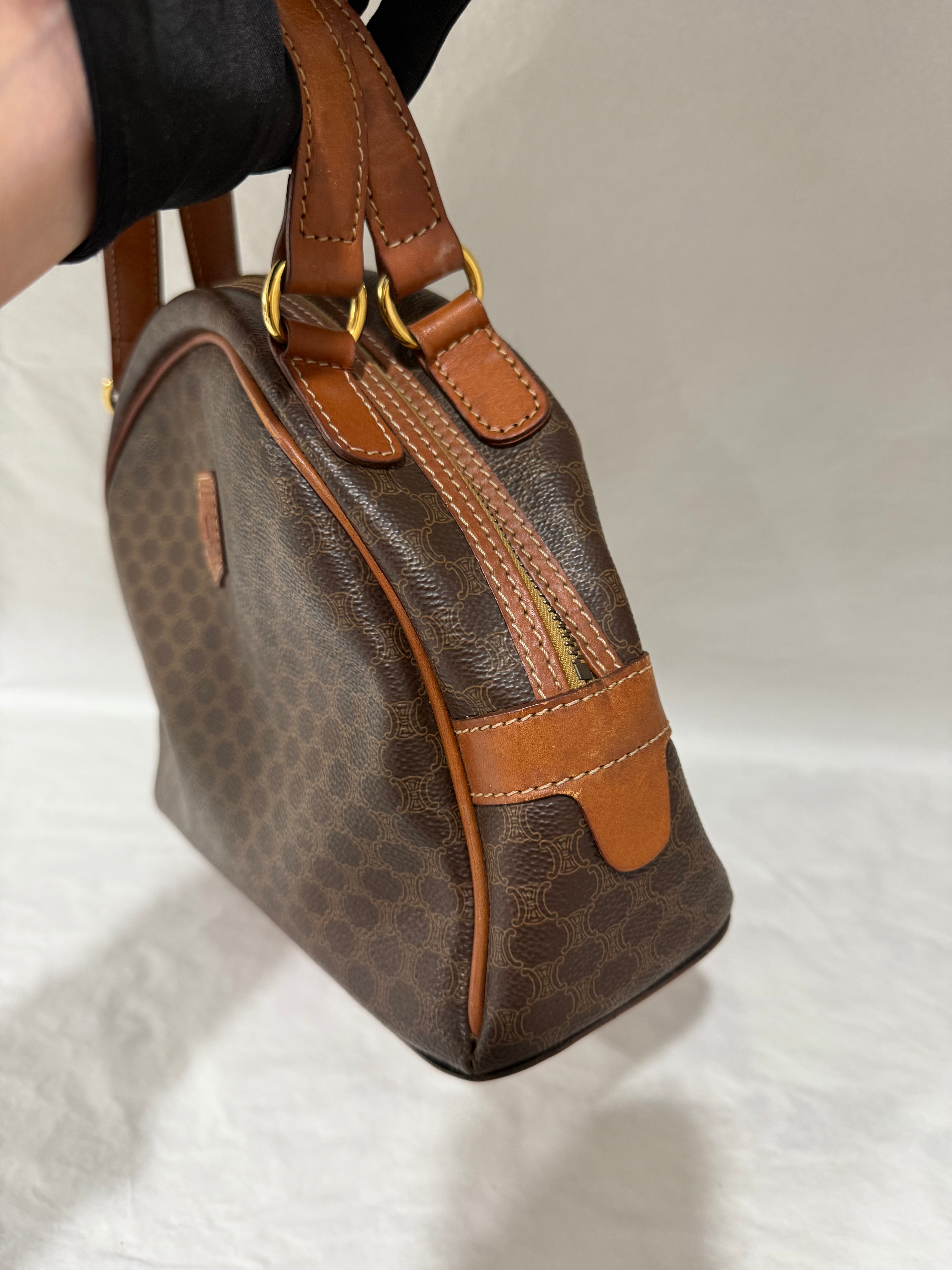 Celine Macadam Triomphe Dome Handbag