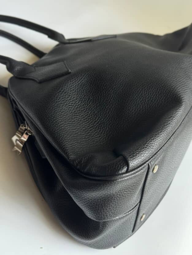 Vivienne Westwood Yasmin Orb Black Leather