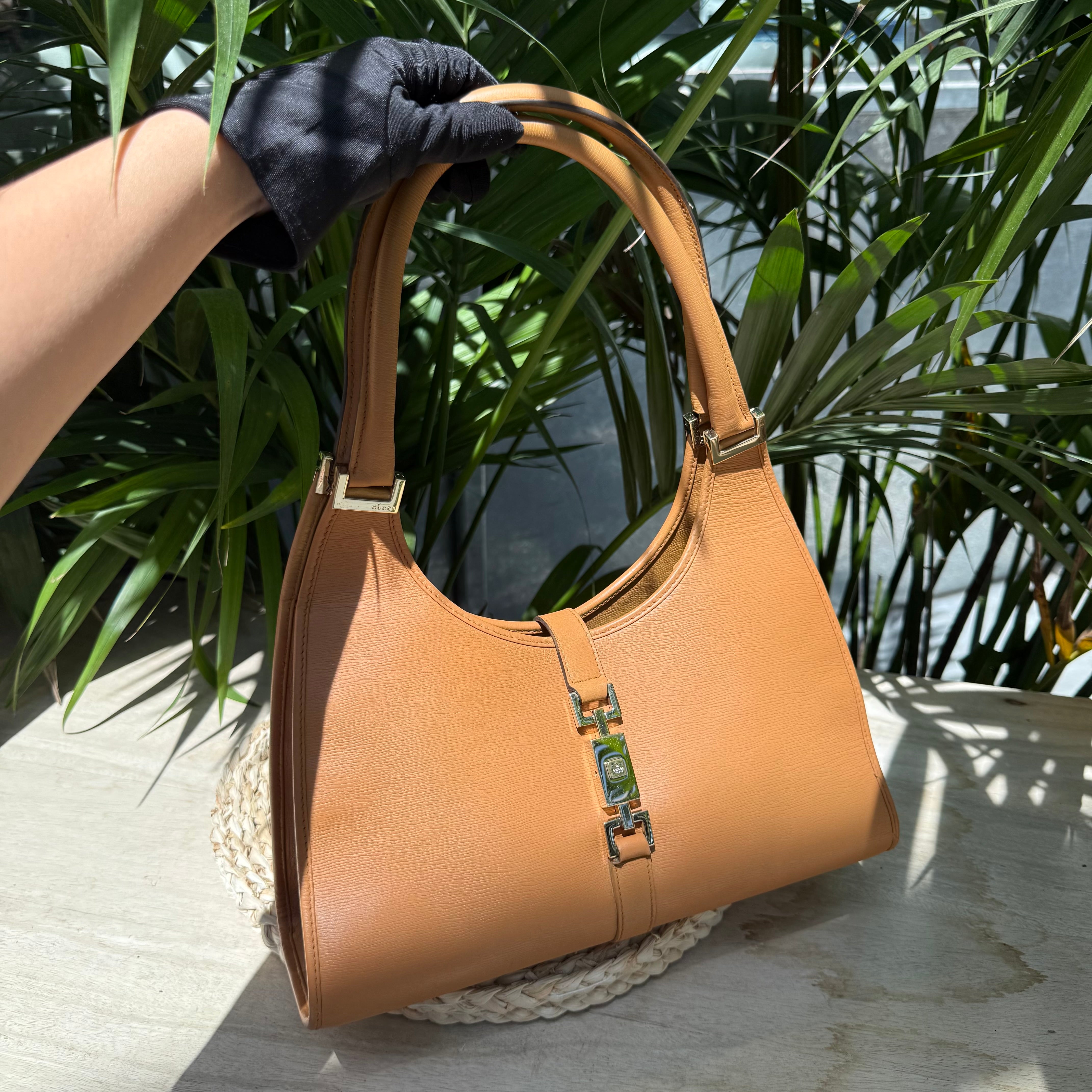 Gucci Jackie 1961 Brown Leather