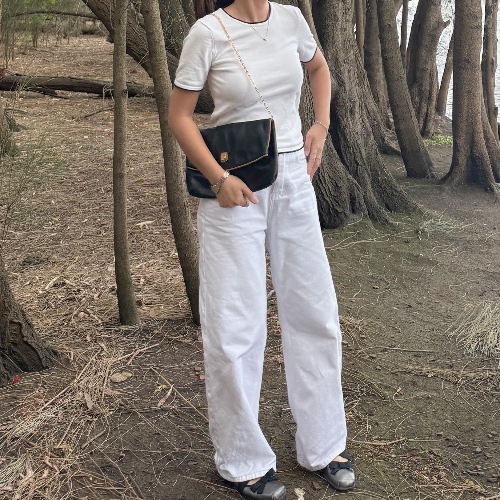 Celine Clutch Logo Triomphe