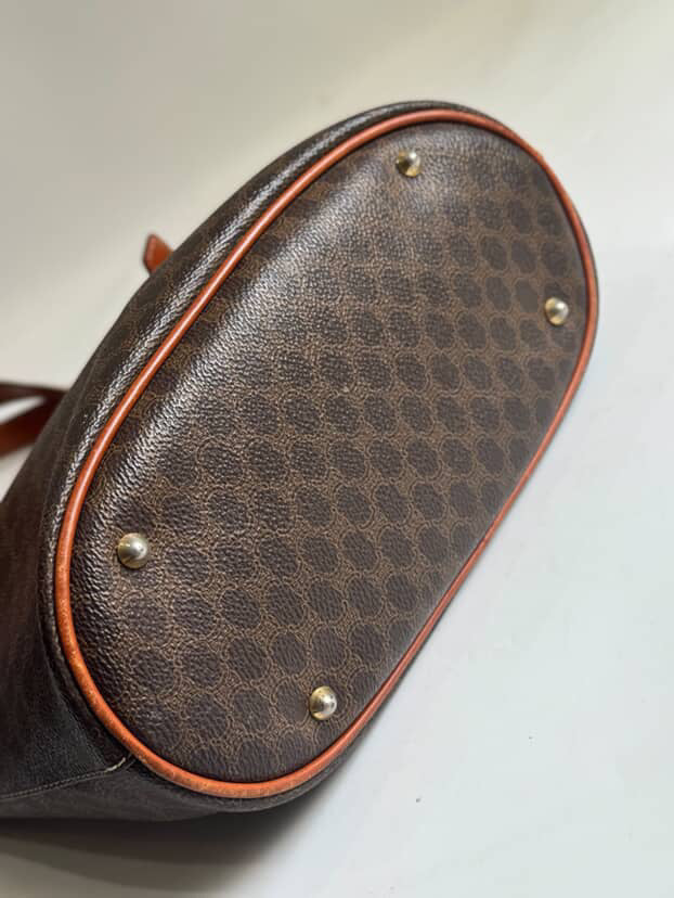 Celine 20th Century Macadam Coated Canvas tote bag