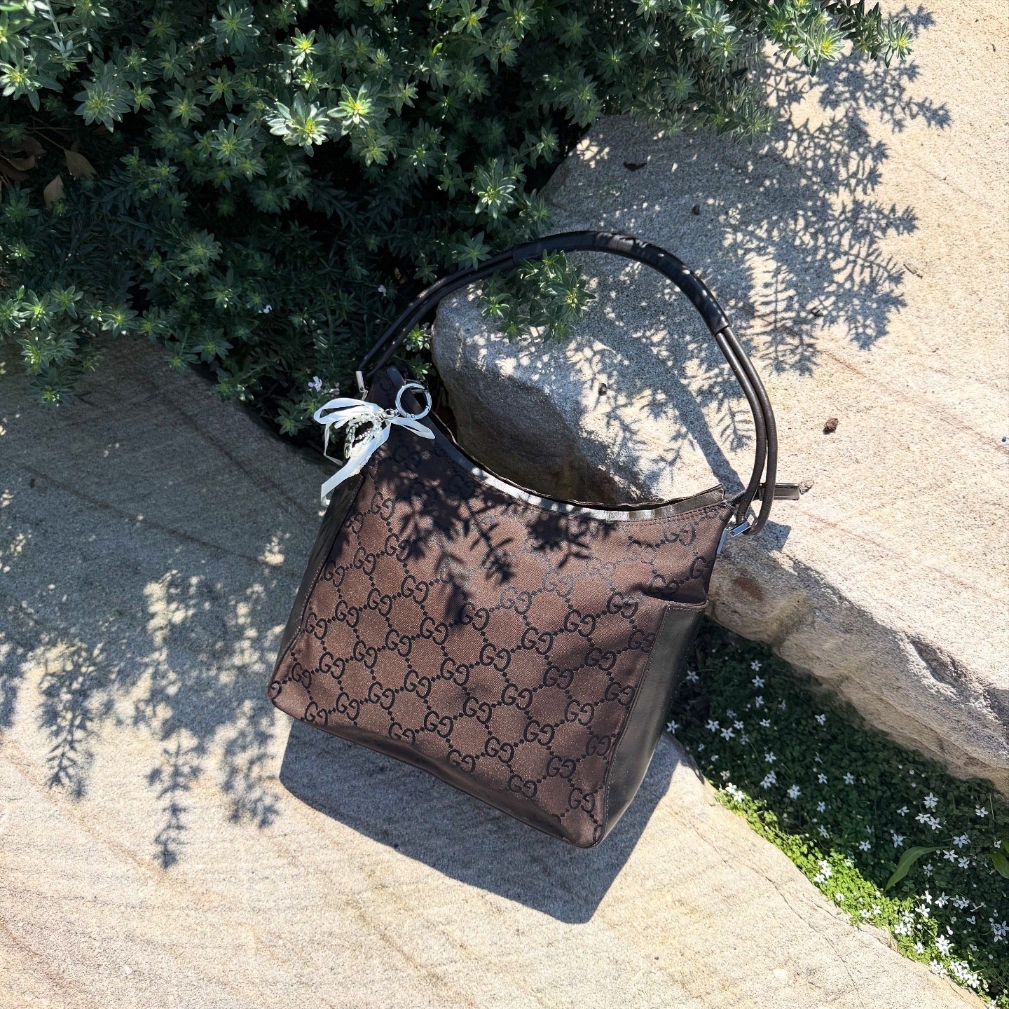 Gucci Tom Ford Slim Horsebit Brown Shoulder Bag