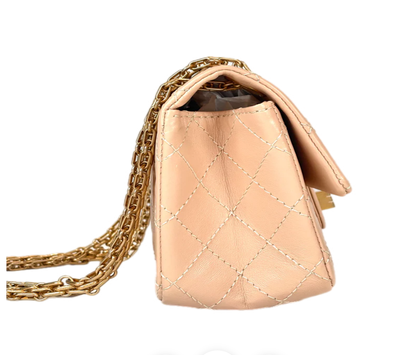 Chanel Reissue Mini Cream Chain Bag
