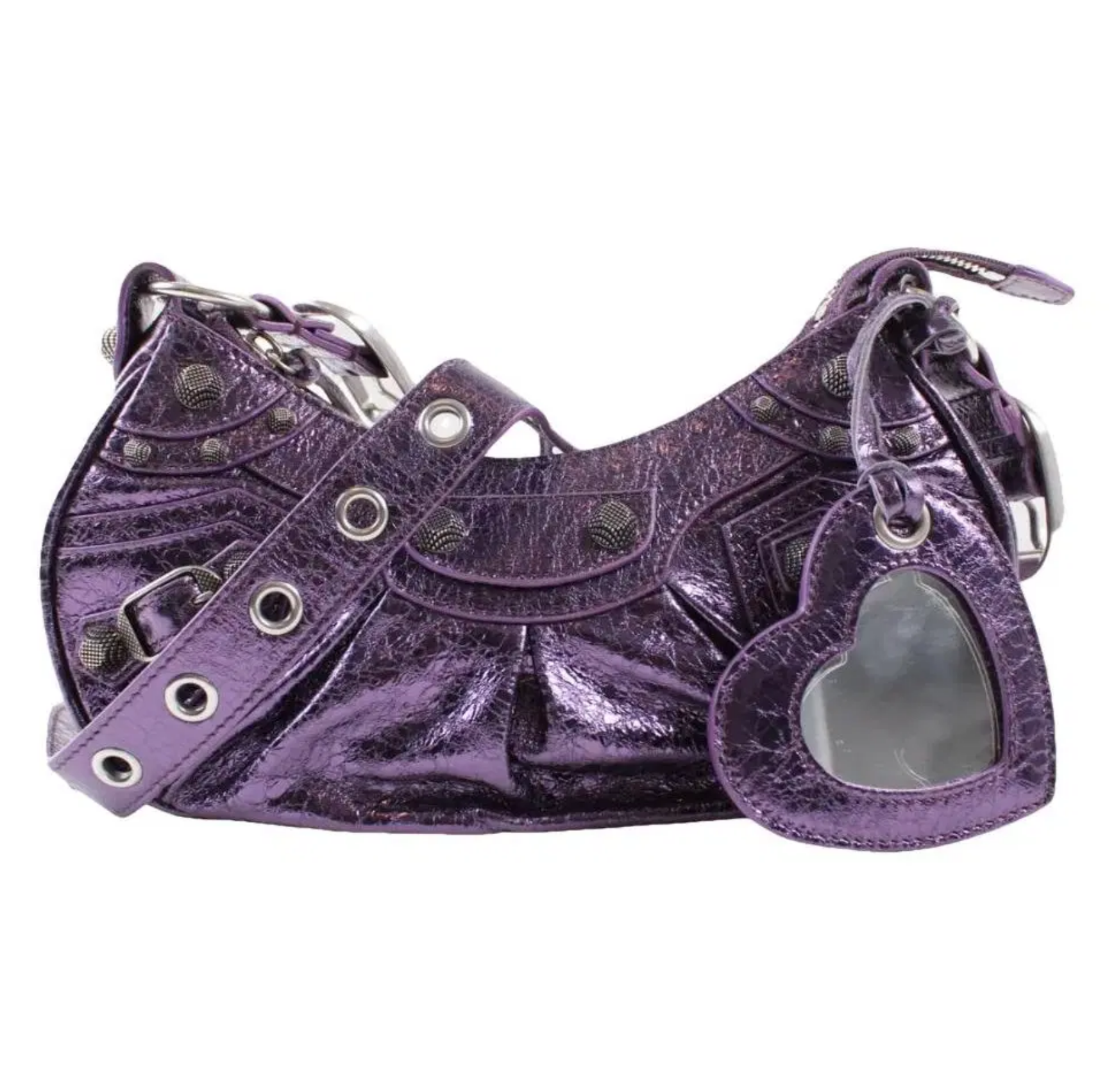 Balenciaga Le Cagole Shoulder Bag XS in Purple