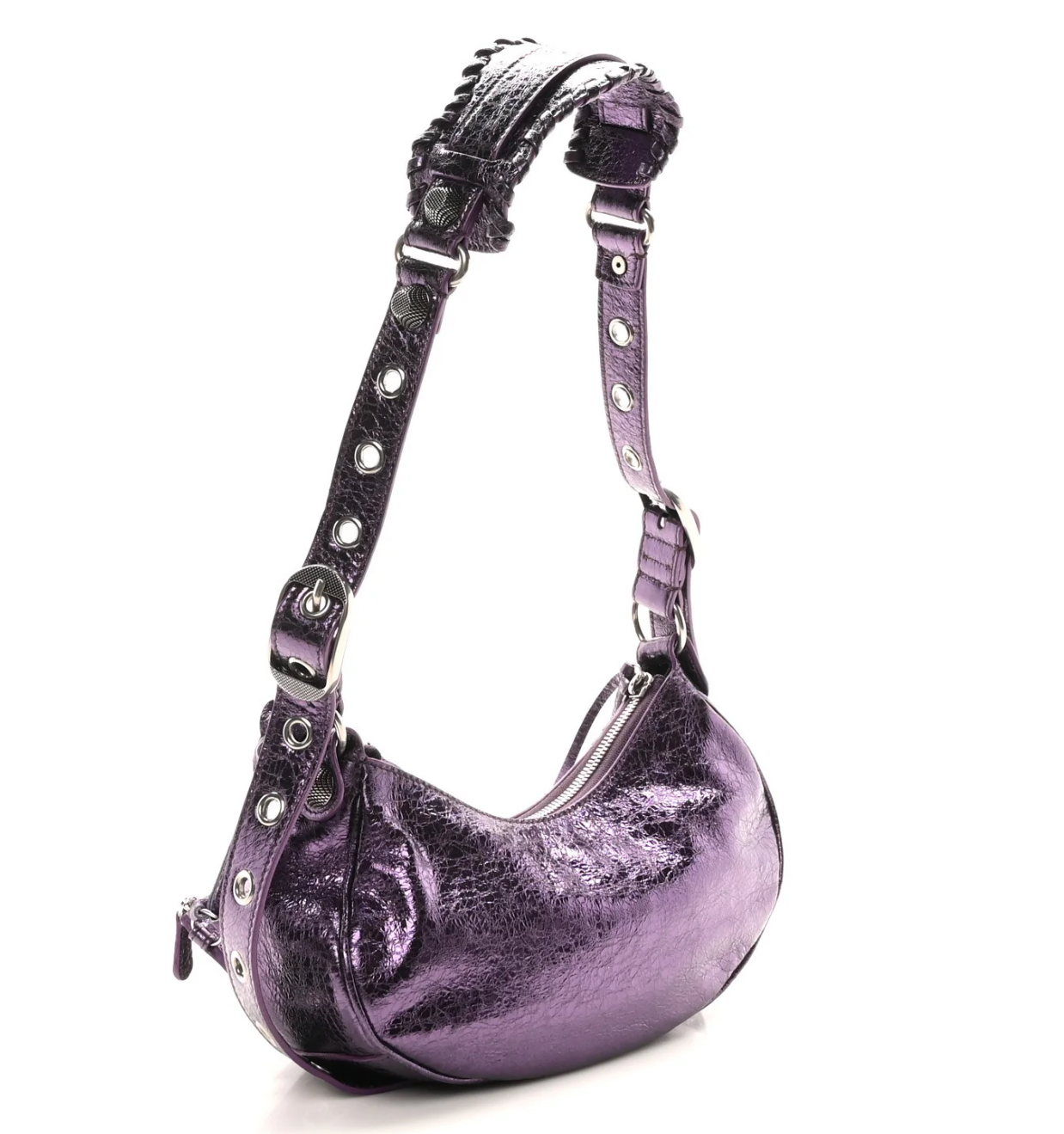 Balenciaga Le Cagole Shoulder Bag XS in Purple