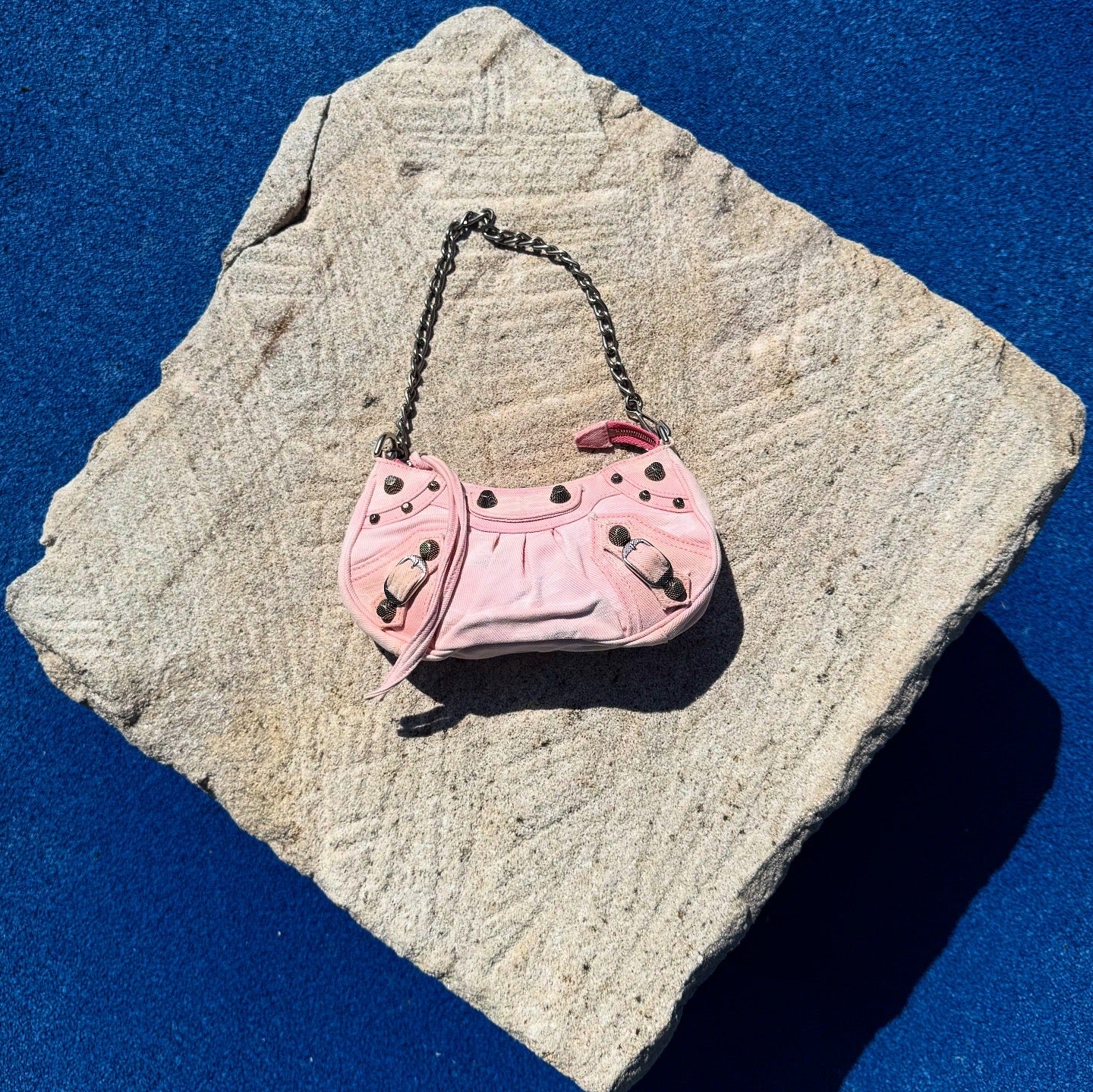 Balenciaga Le Cagole Pink Denim