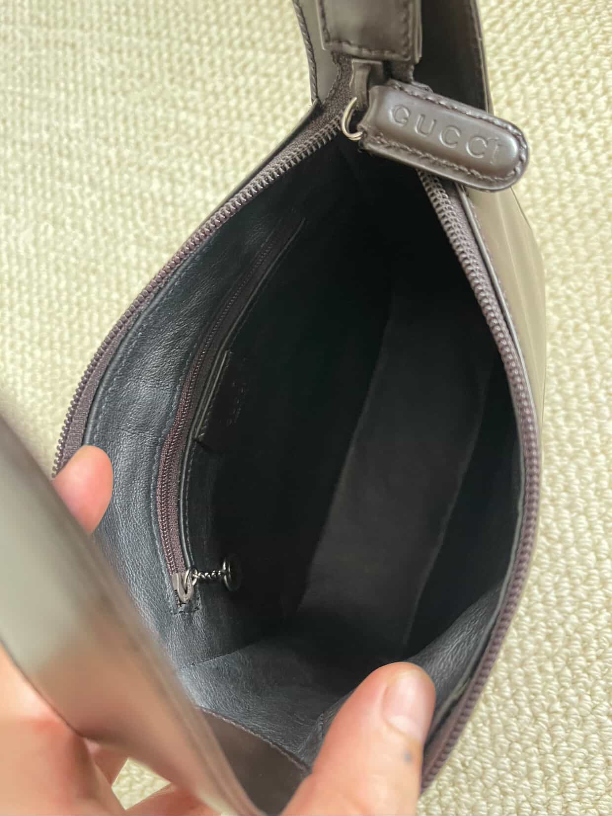 GUCCI Shoulder Bag Patent leather