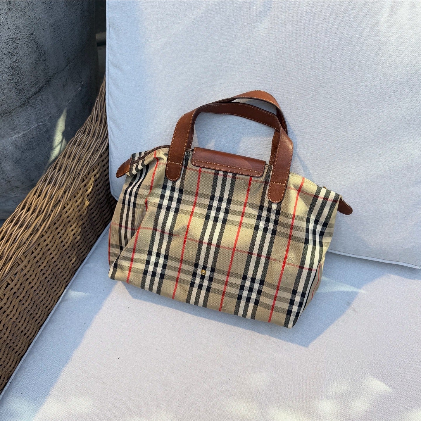 Burberry Nova Check Tote Bag