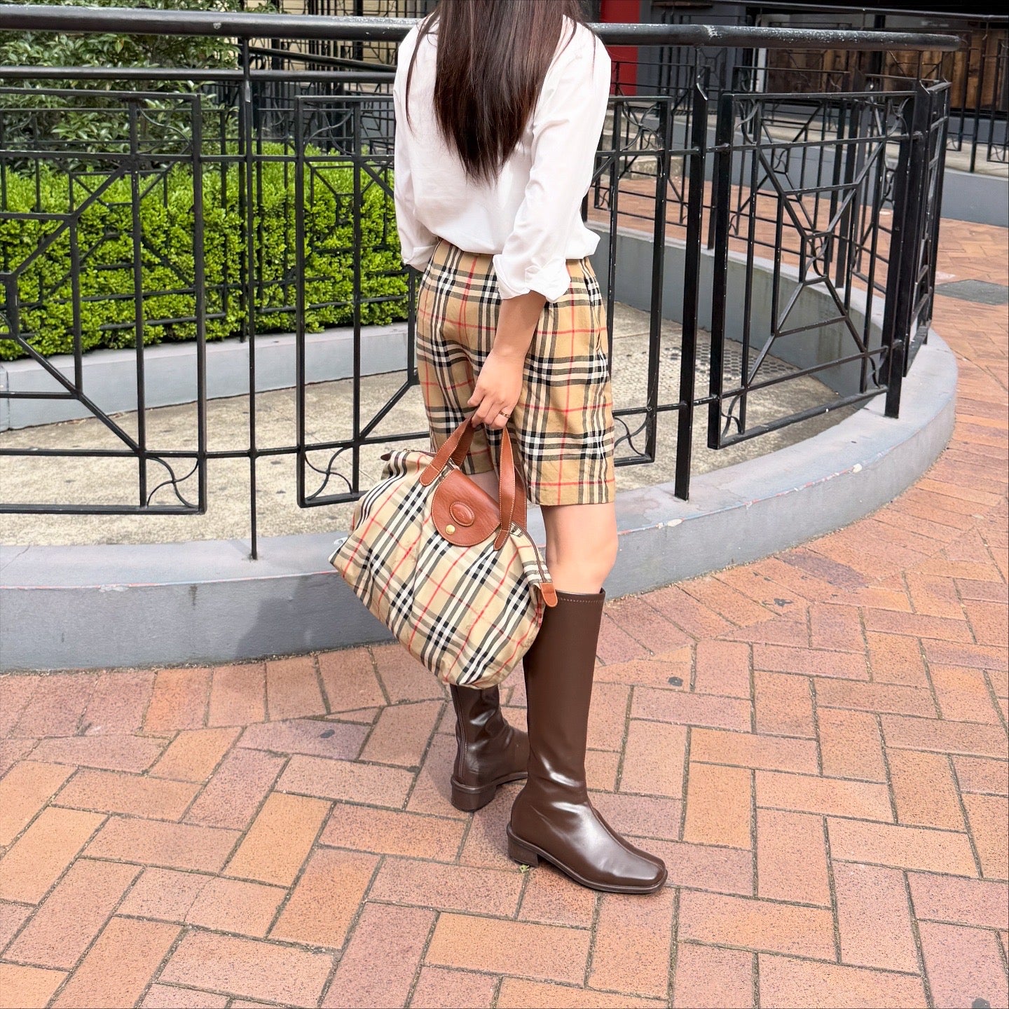 Burberry Nova Check Tote Bag