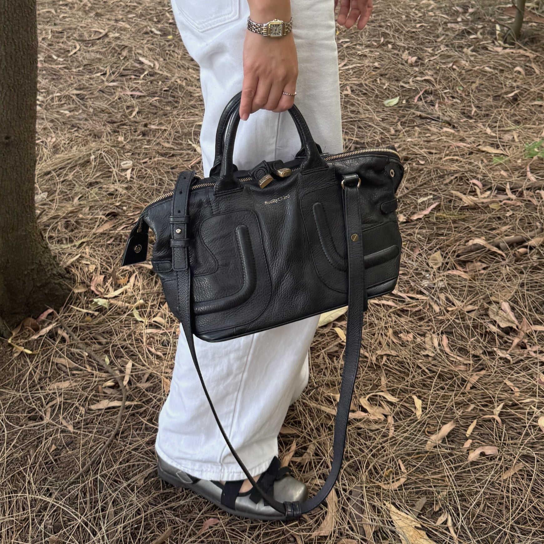 See By Chloe Black Leather Handbag