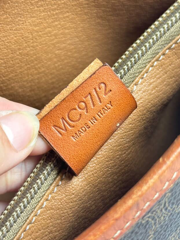 Celine 20th Century Macadam Coated Canvas tote bag