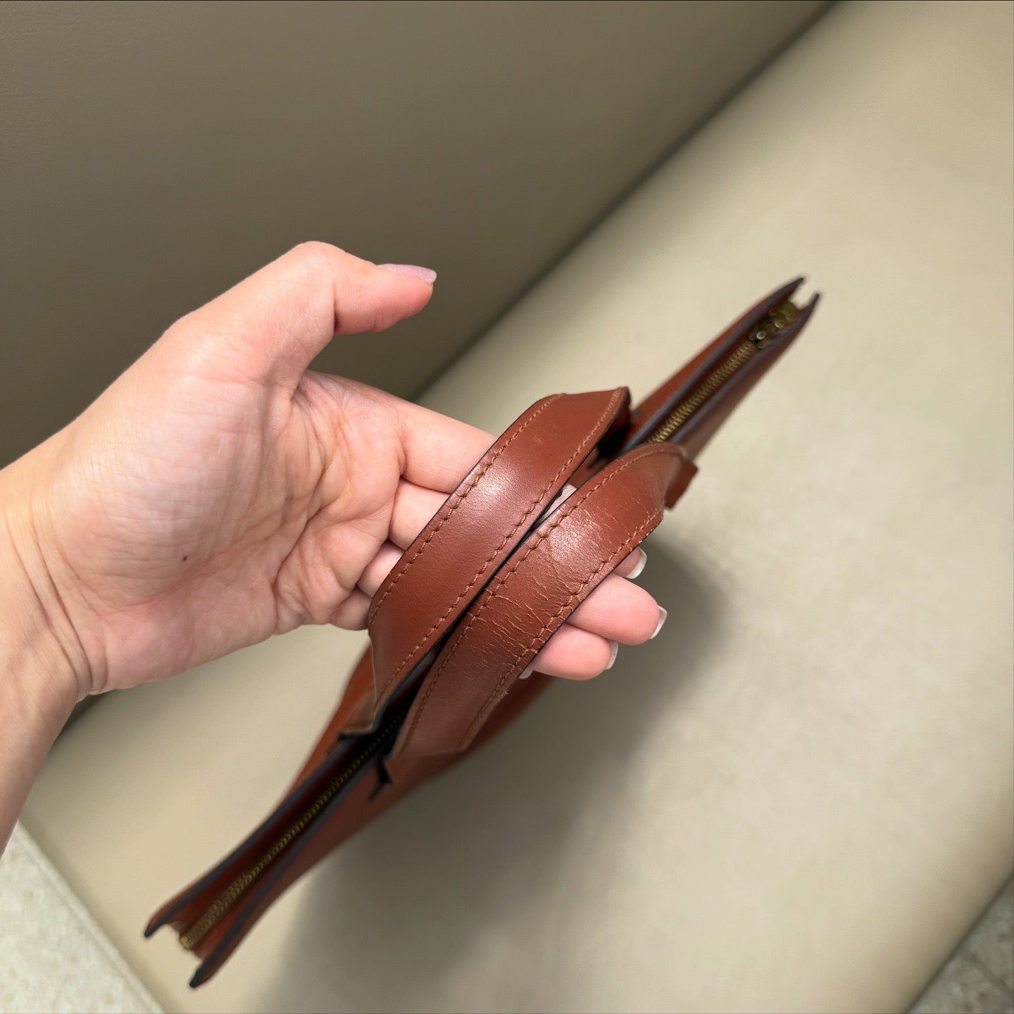Louis Vuitton Saint Jacques Shoulder Bag Brown Epi Leather