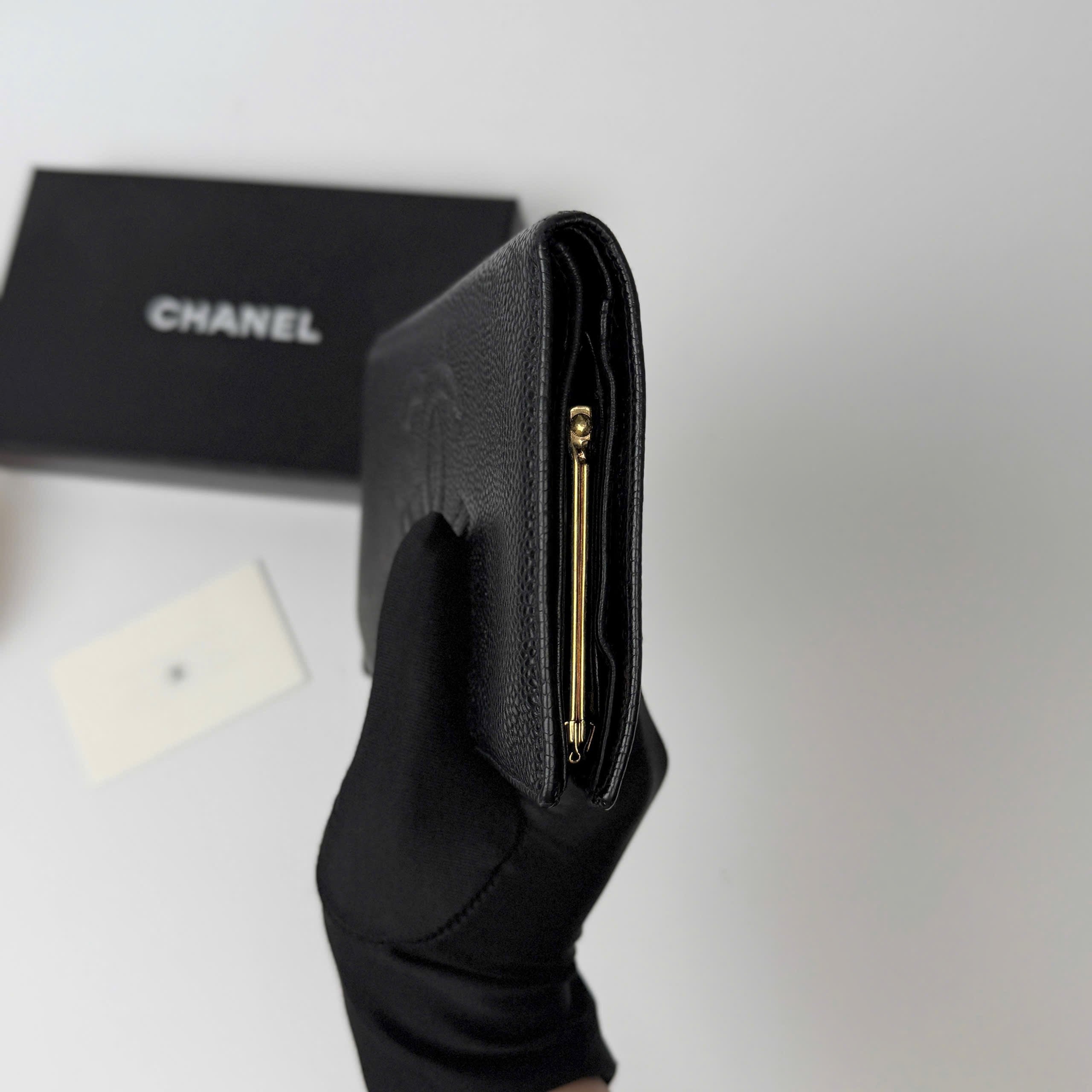 Chanel Caviar Coco Wallet