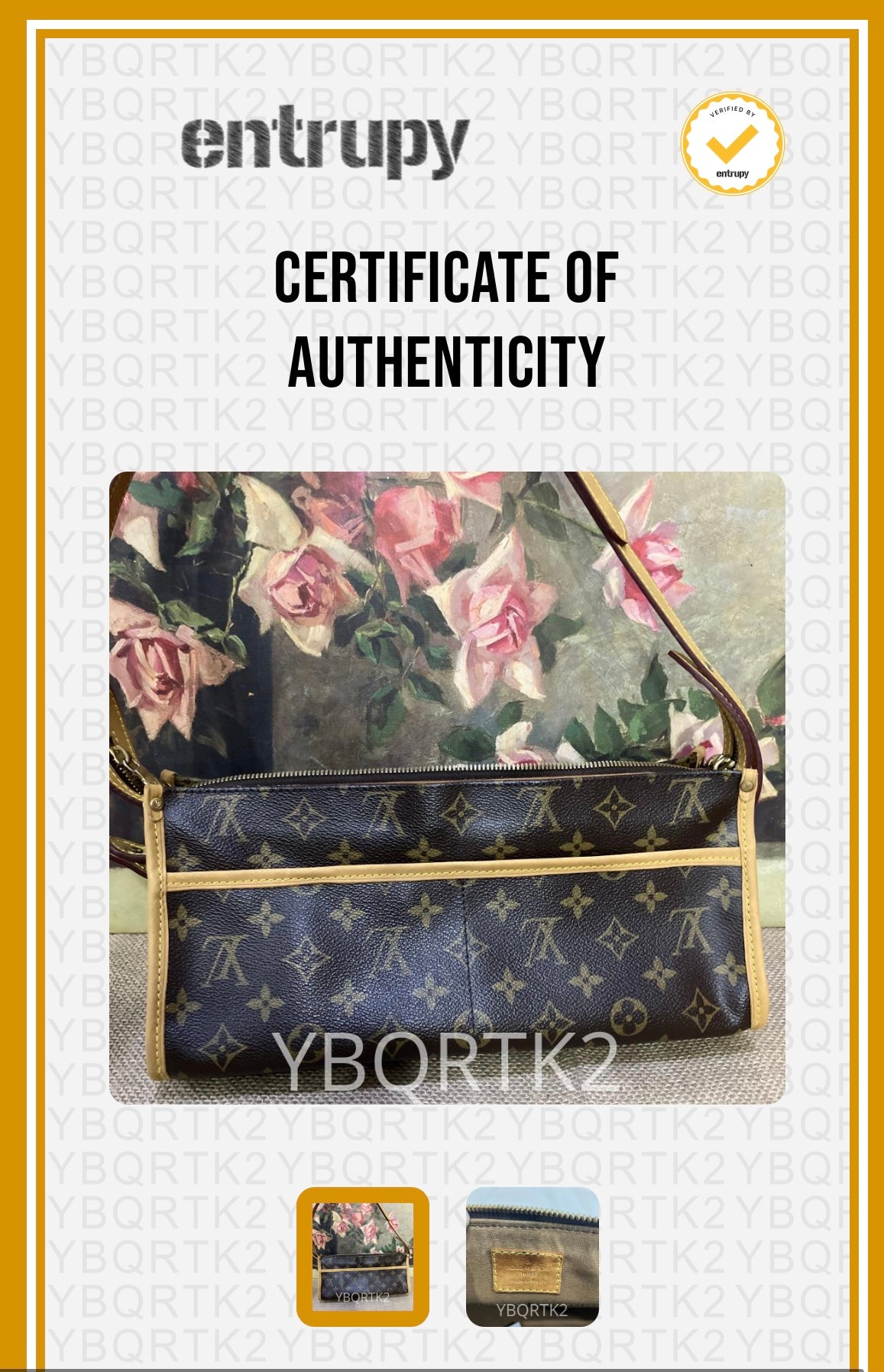 Louis Vuitton Vintage Popincourt Monogram Leather Crossbody