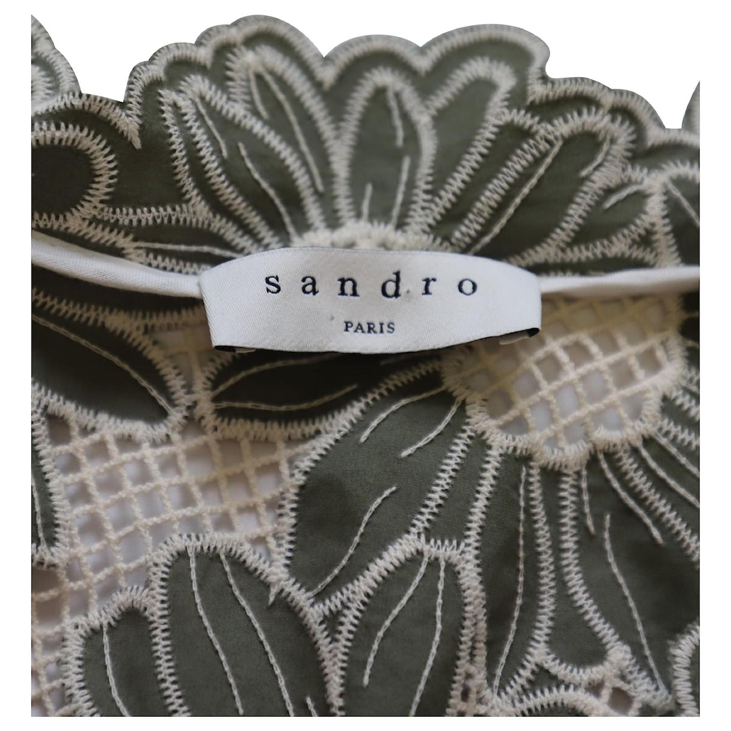 SANDRO Guipure lace dress