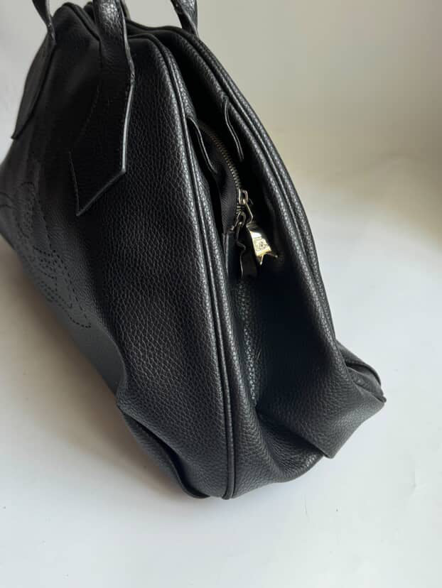 Vivienne Westwood Yasmin Orb Black Leather