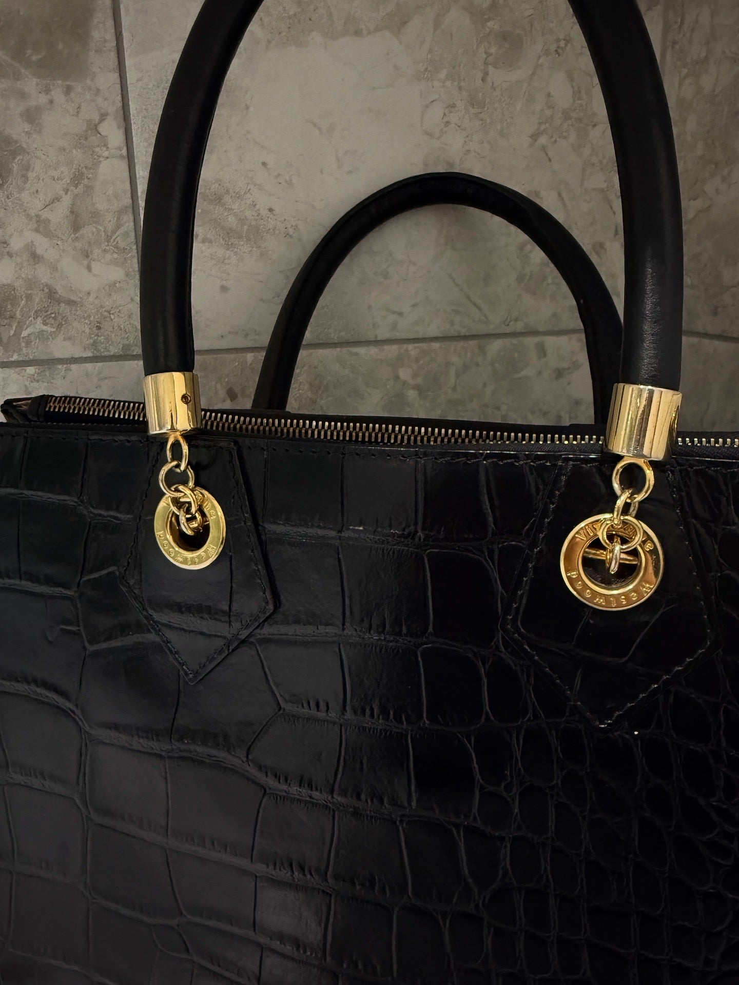 Vivienne Westwood Croco Tote Bag Special