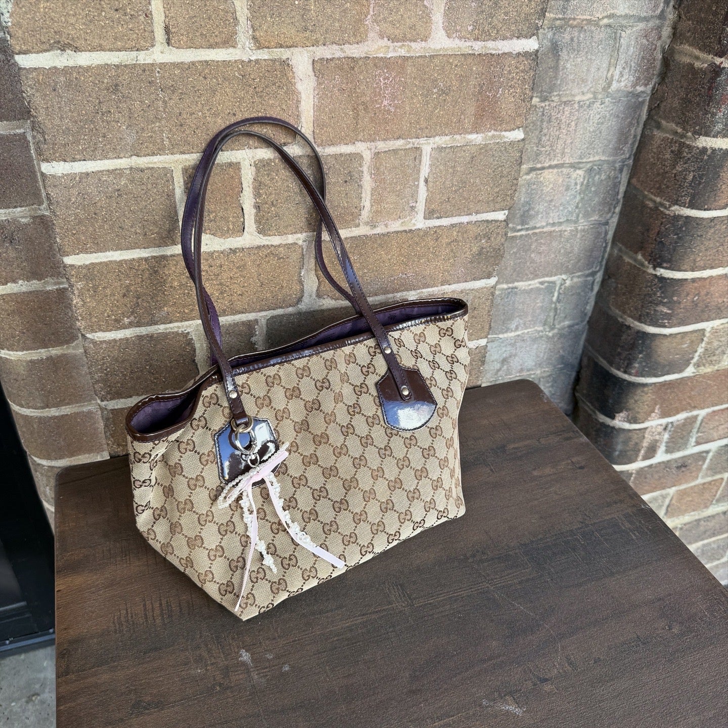 Gucci GG Canvas Jolie Tote Bag