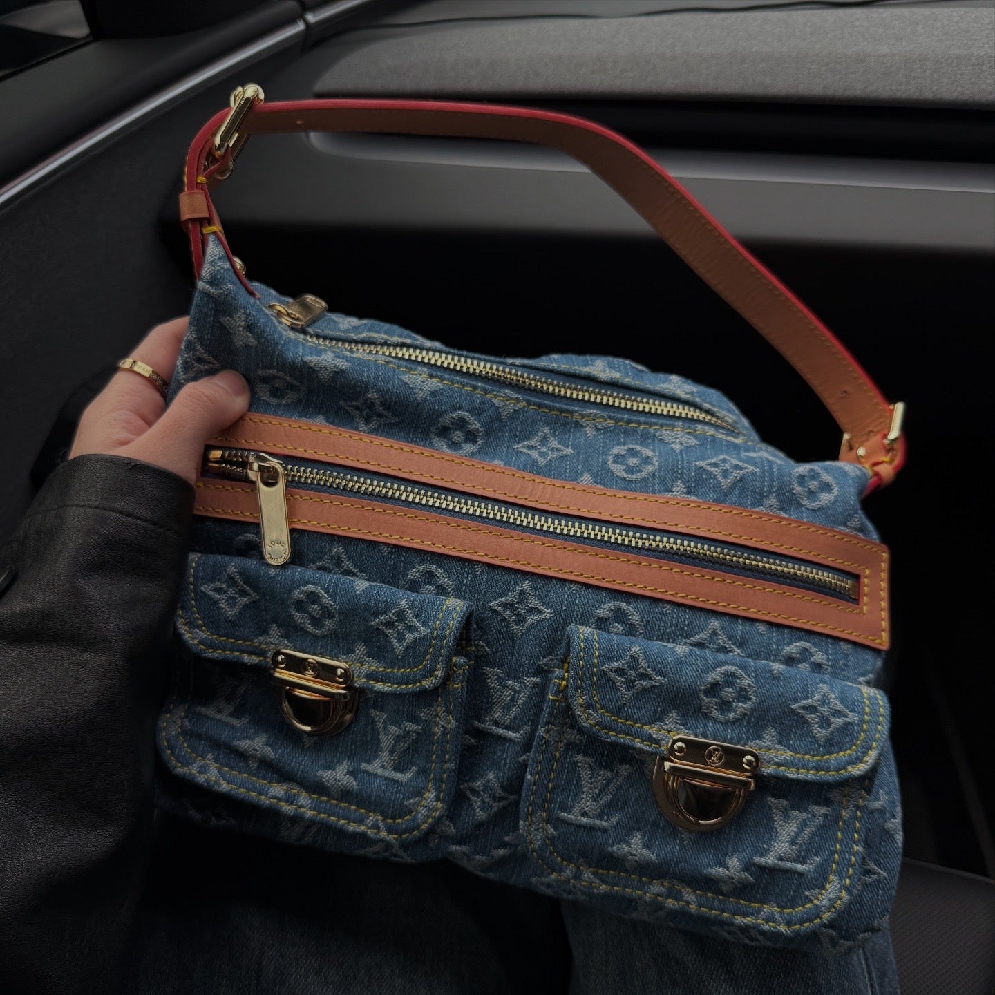 Louis Vuitton Monogram Denim Baggy PM