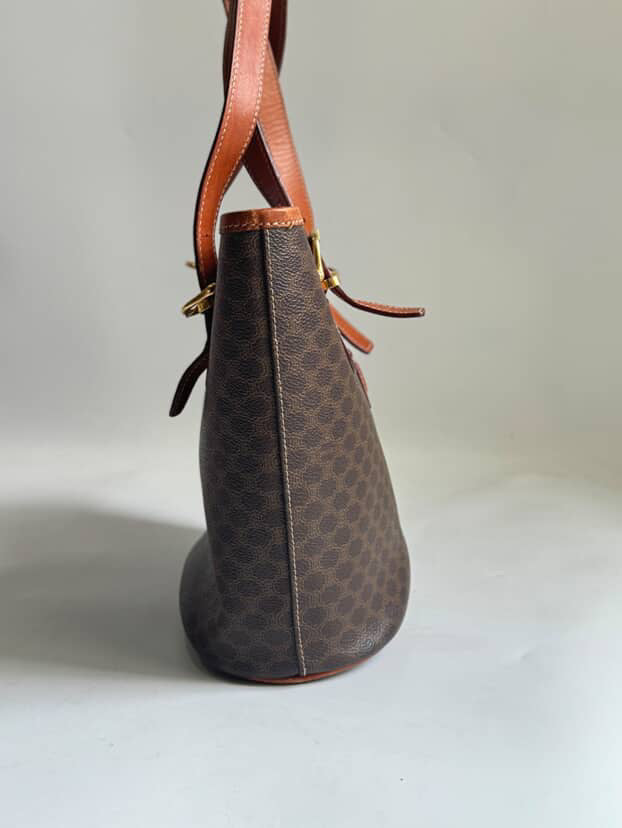 Celine 20th Century Macadam Coated Canvas tote bag