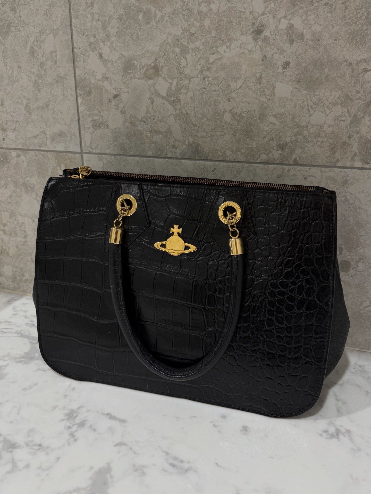 Vivienne Westwood Croco Tote Bag Special