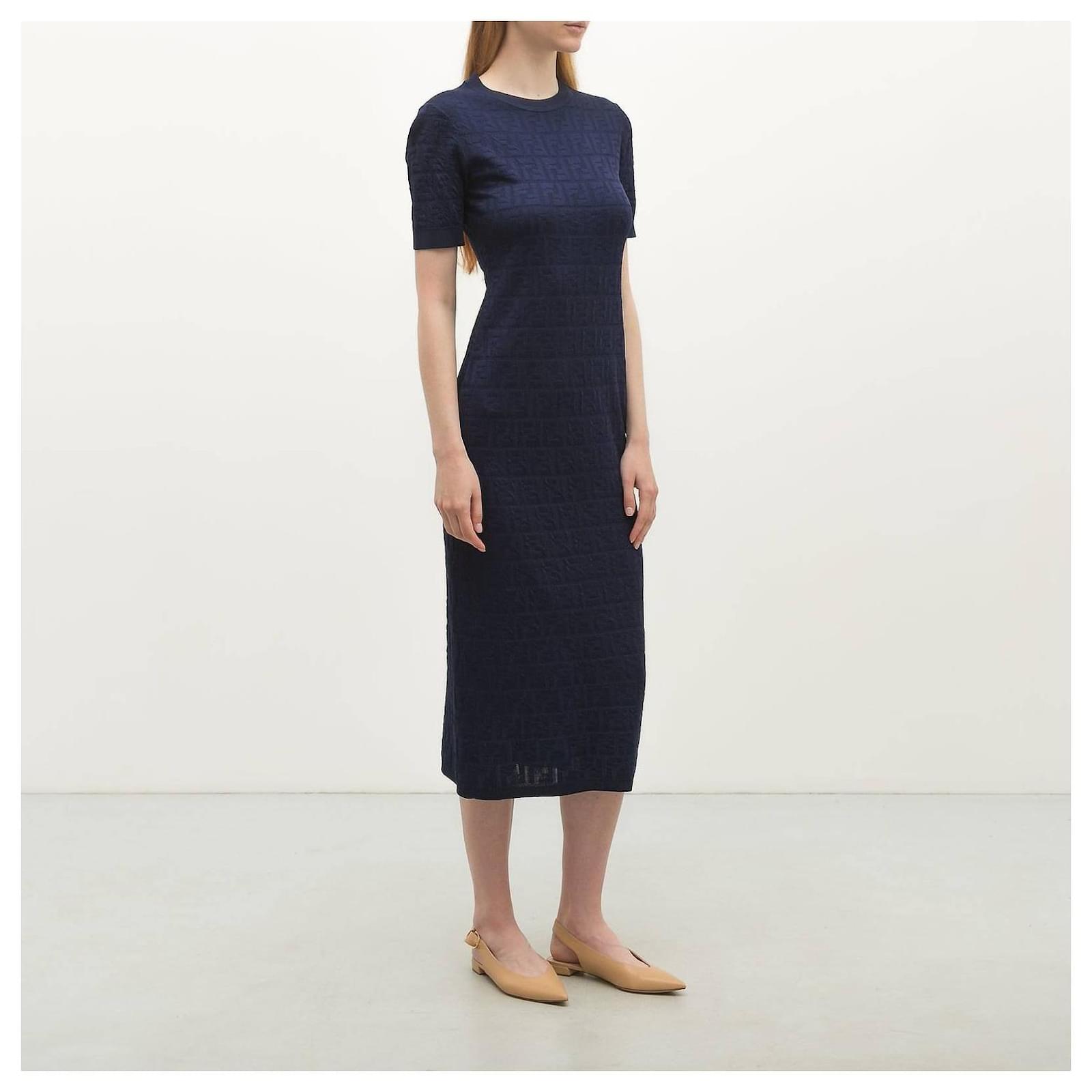 FENDI mid-length dress Navy
