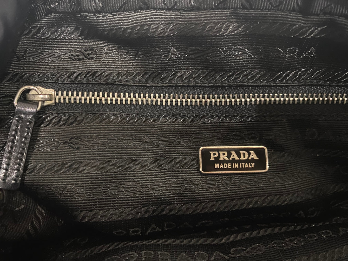 Prada Vintage Nylon Hand Bowling Bag