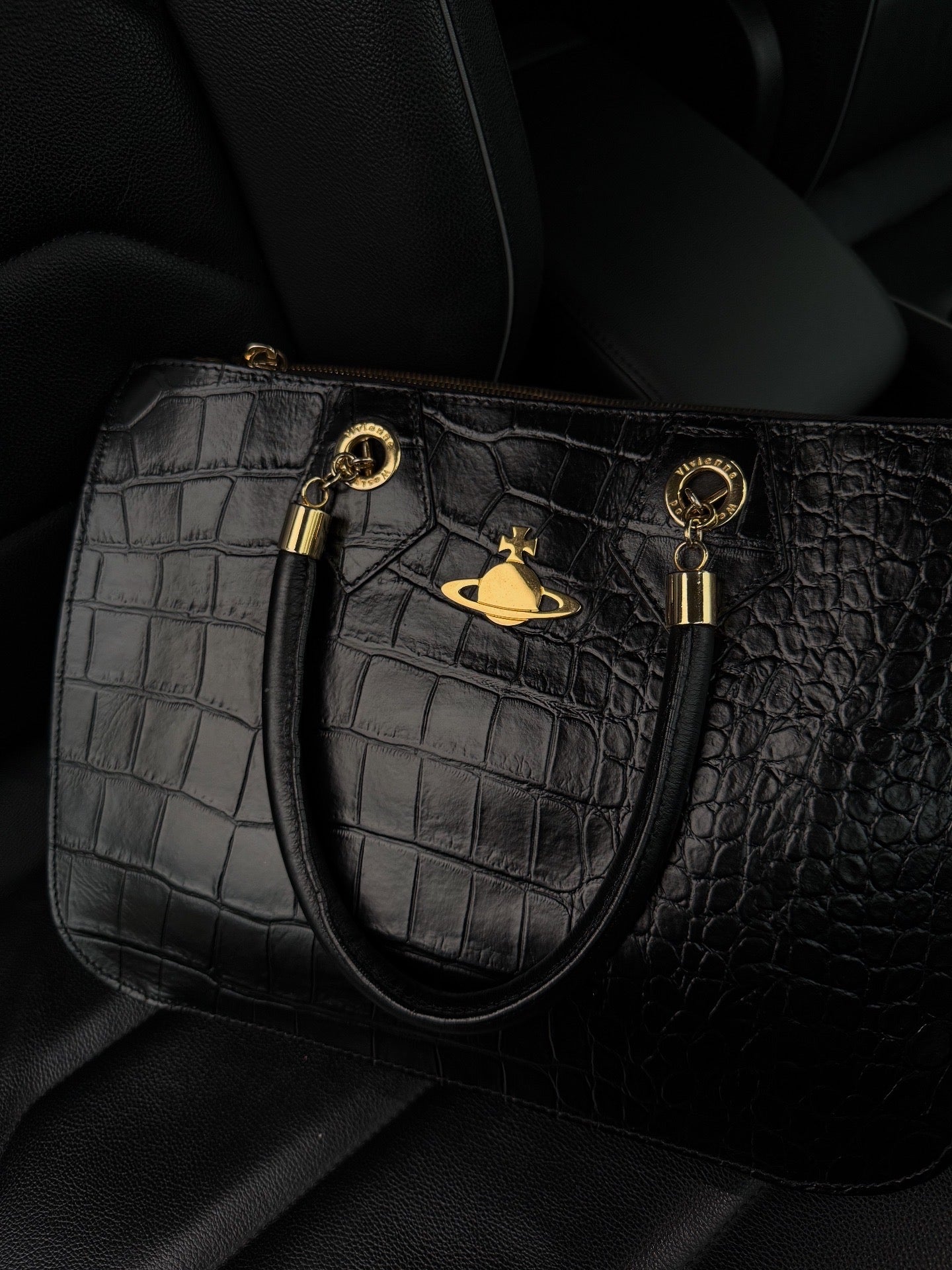 Vivienne Westwood Croco Tote Bag Special