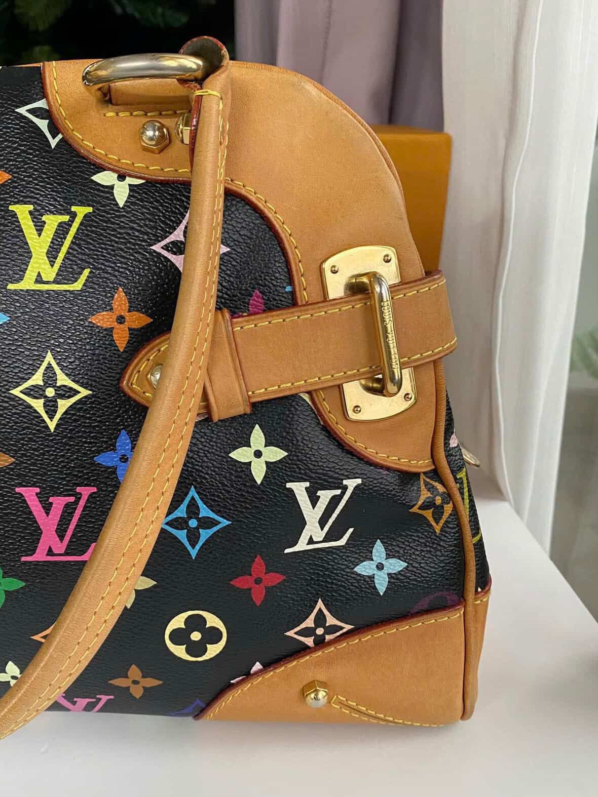 Louis Vuitton x Murakami Limited Edition Monogram Multicolor Claudia Bag