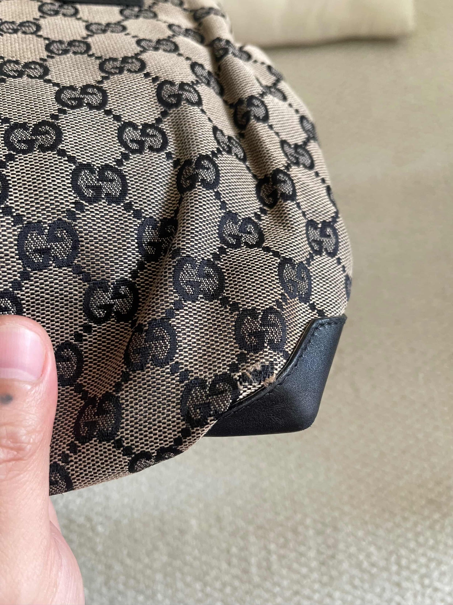 GUCCI GG Canvas Tote Bag