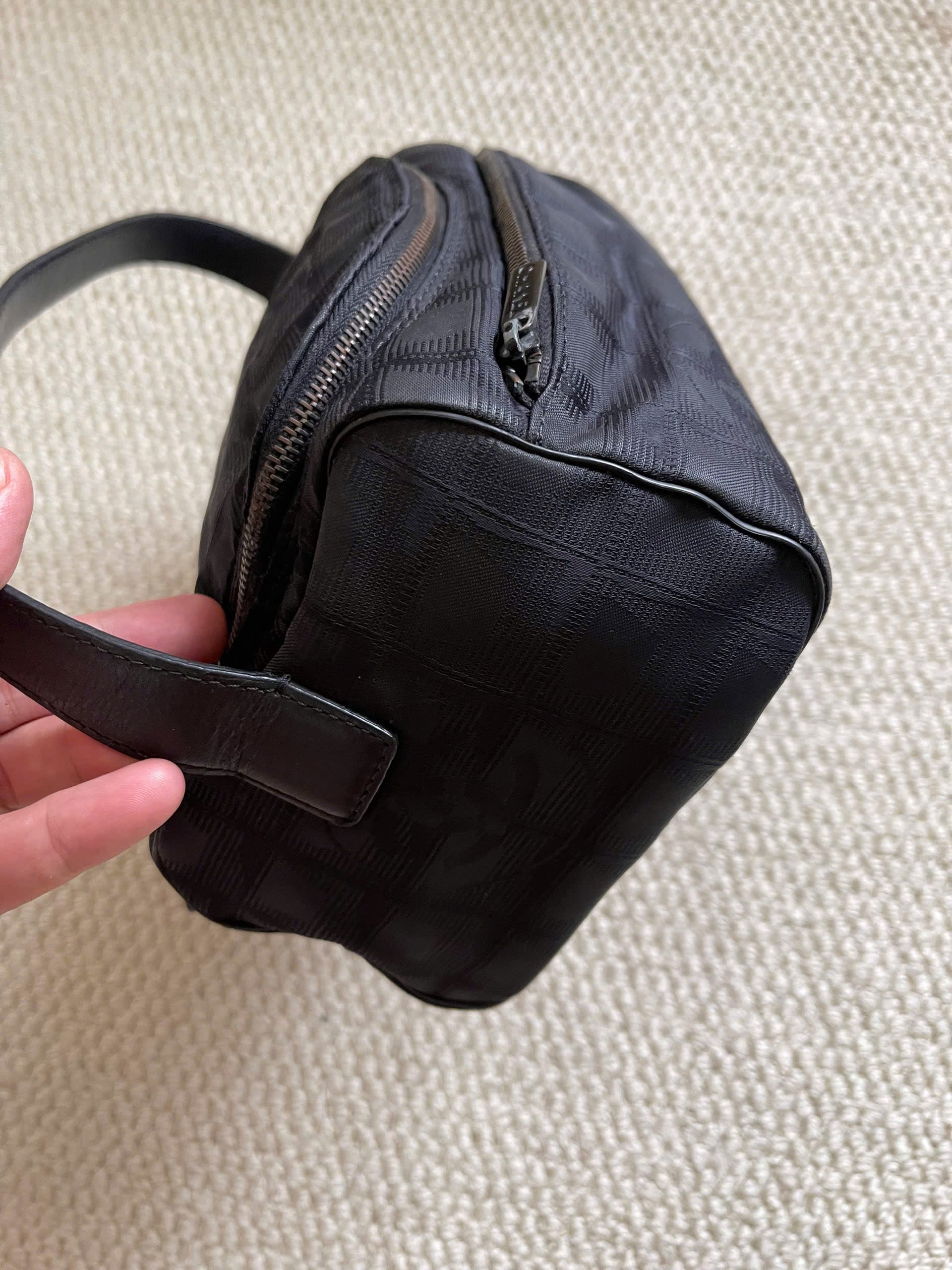 Chanel Black Nylon New Travel Line Vanity Bag