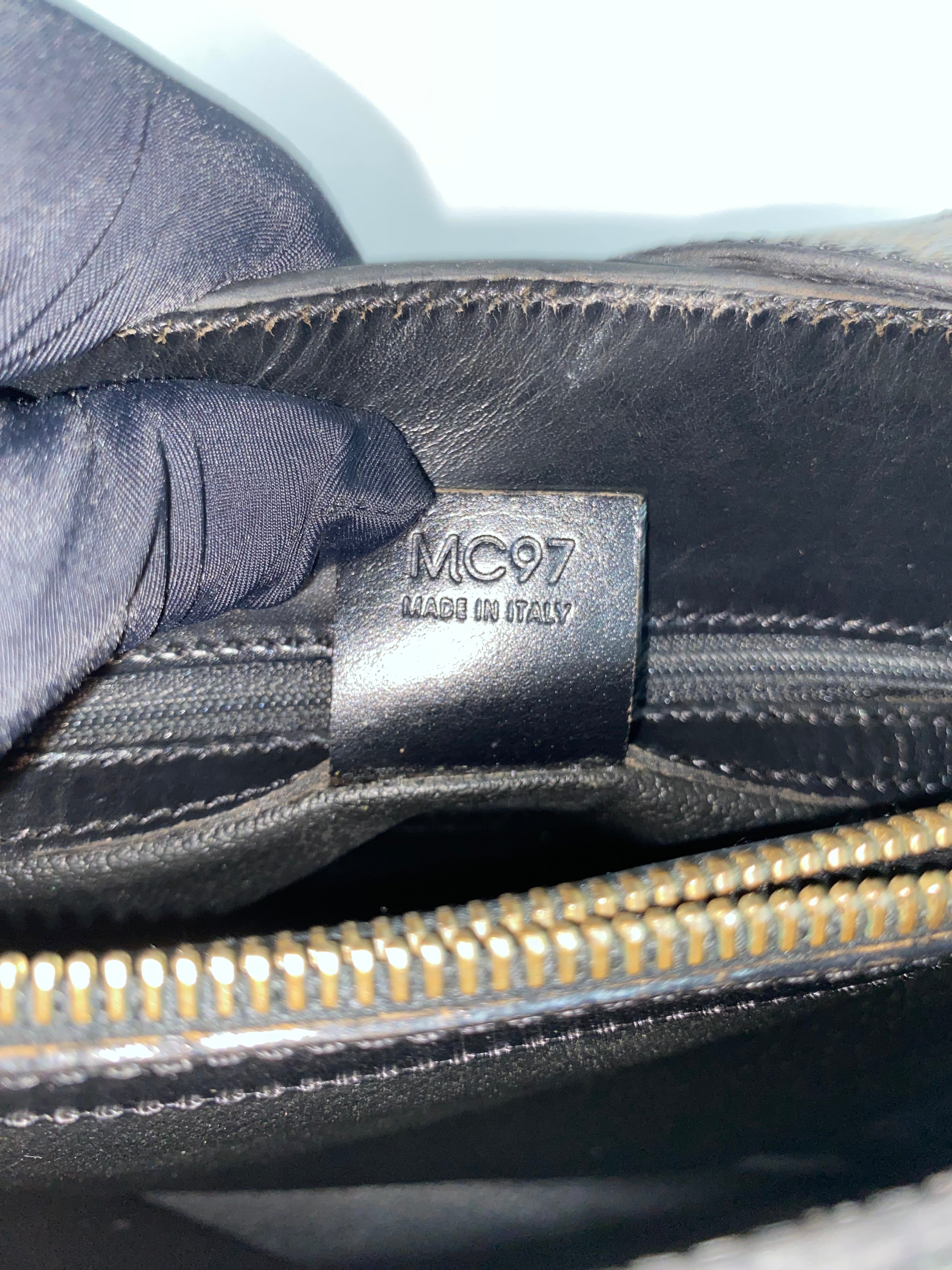 Celine Macadam Coated Canvas Shoulder Bag