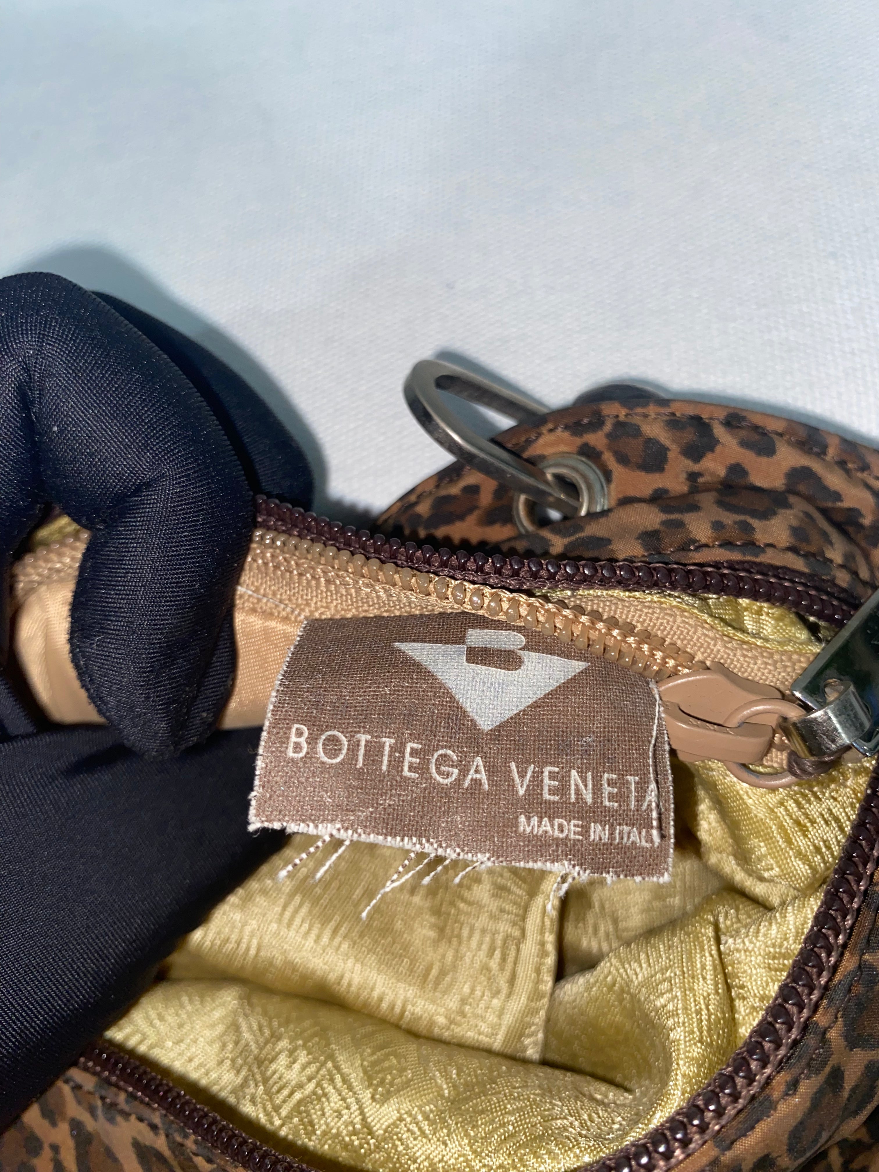 Bottega Veneta Leopard Print Hand Bag