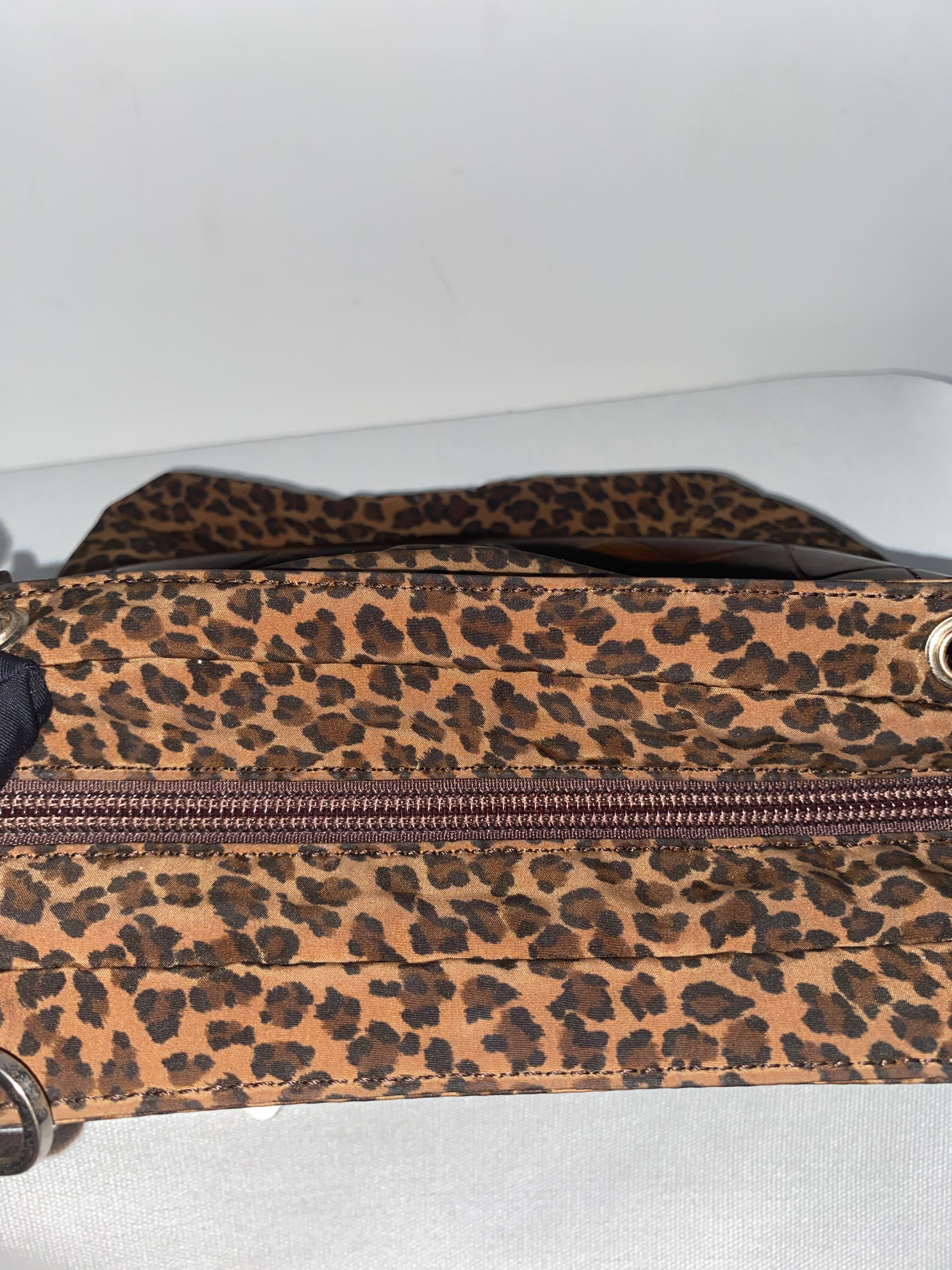 Bottega Veneta Leopard Print Hand Bag