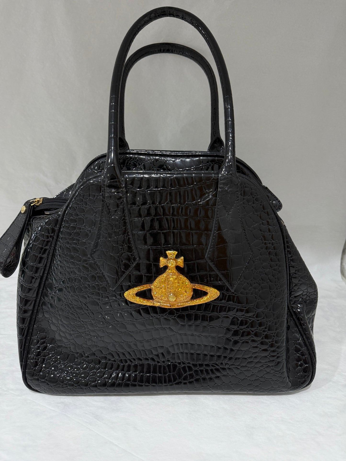 Vivienne Westwood Large Glitter Orb Yasmine Bag