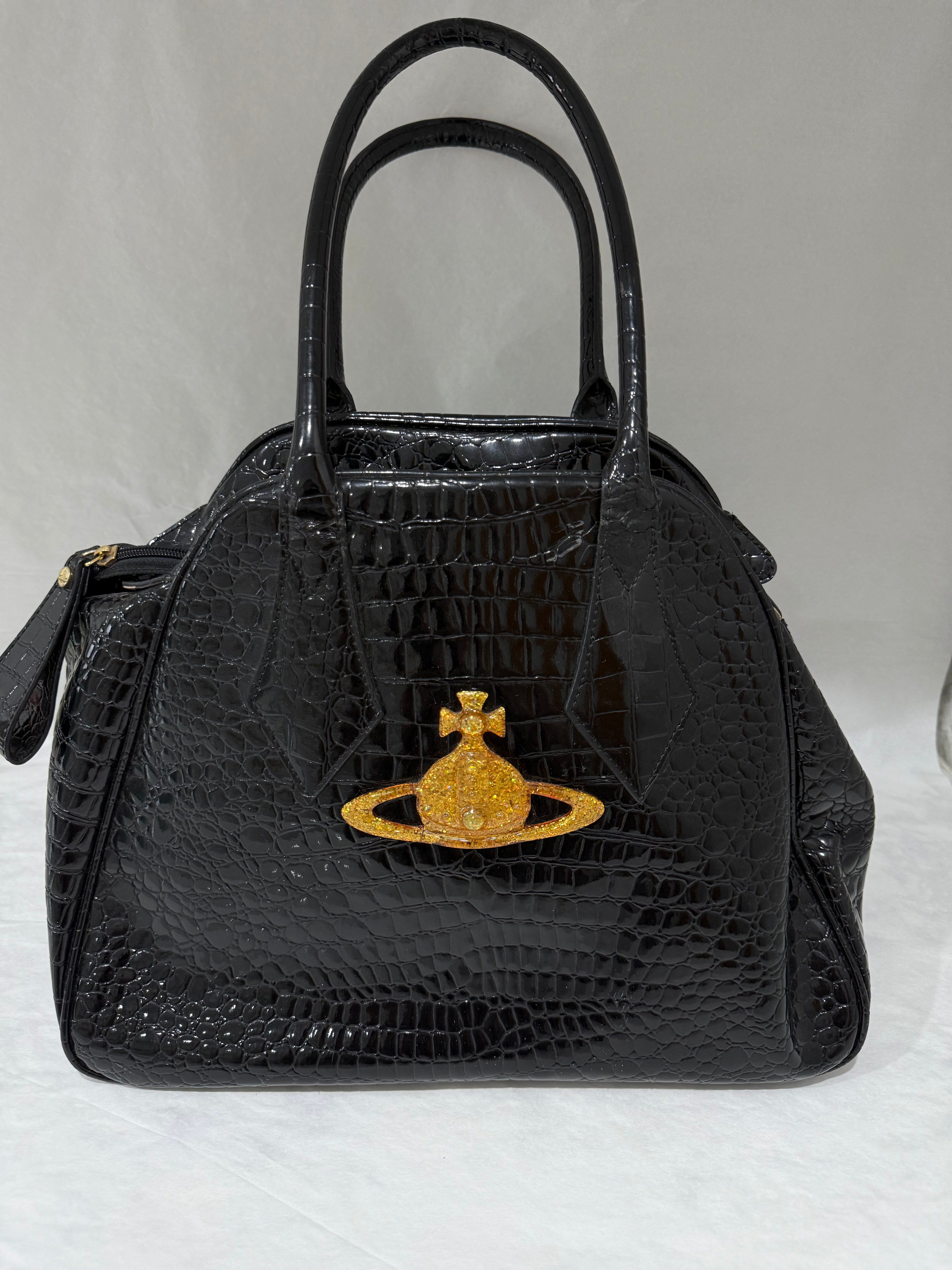 Vivienne Westwood Large Glitter Orb Yasmine Bag