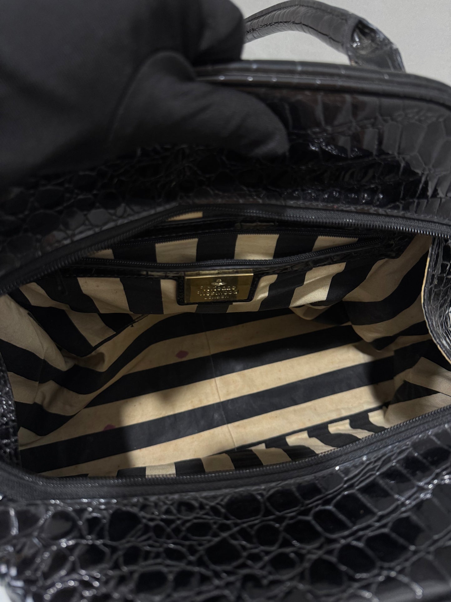 Vivienne Westwood Large Glitter Orb Yasmine Bag