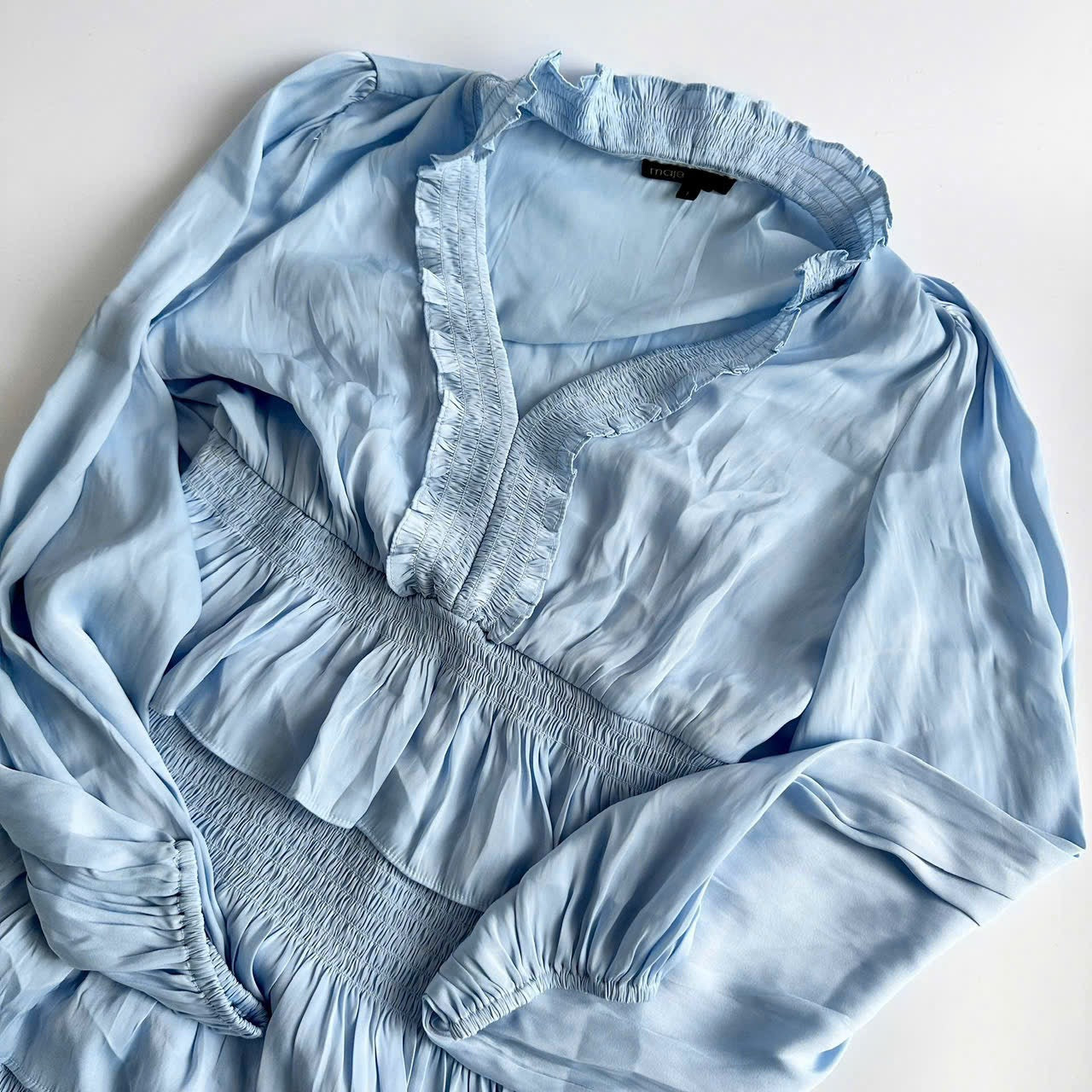 MAJE Ruffled Mini Dress