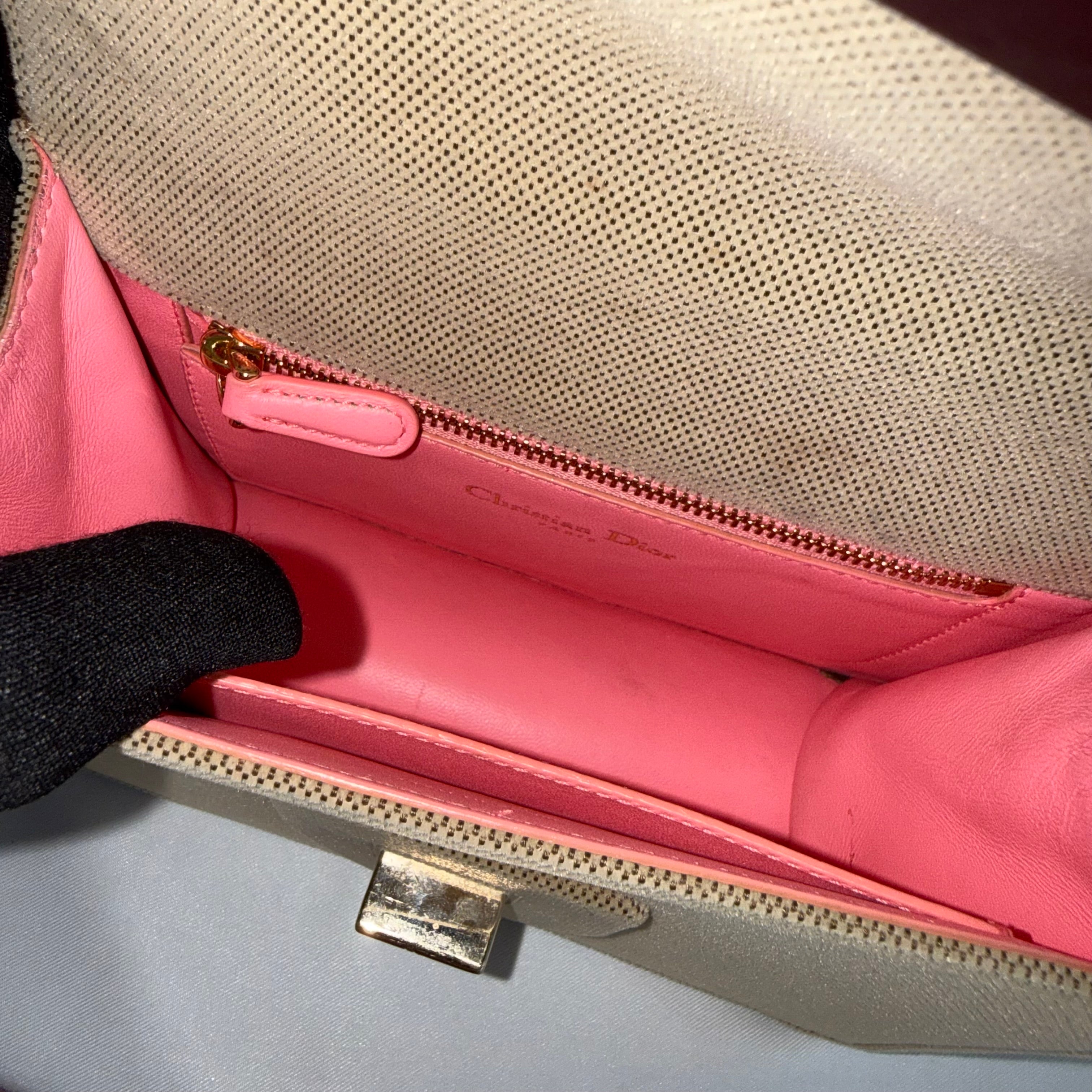 Christian Dior Velvet Oblique Diorama Flap Bag
