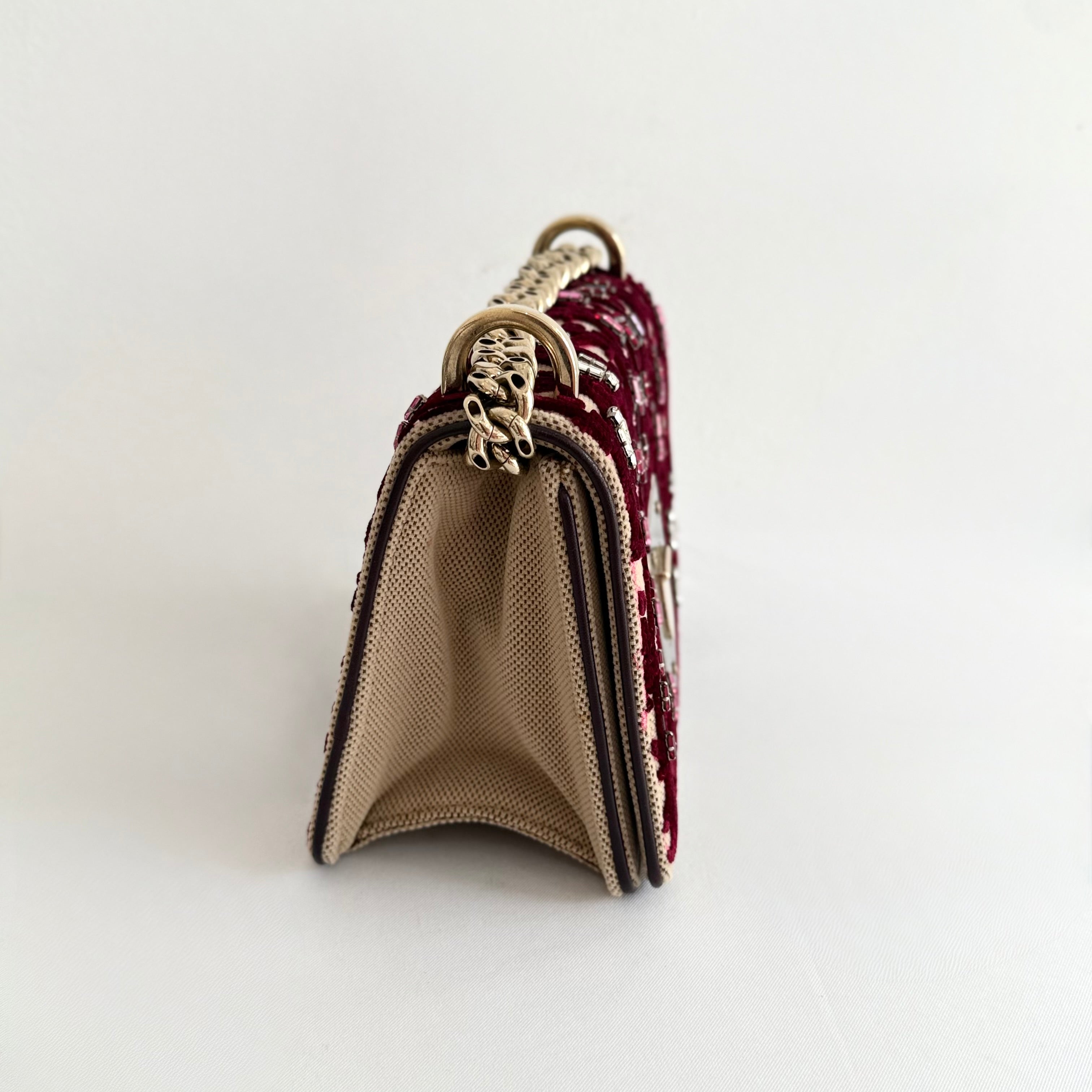 Christian Dior Velvet Oblique Diorama Flap Bag