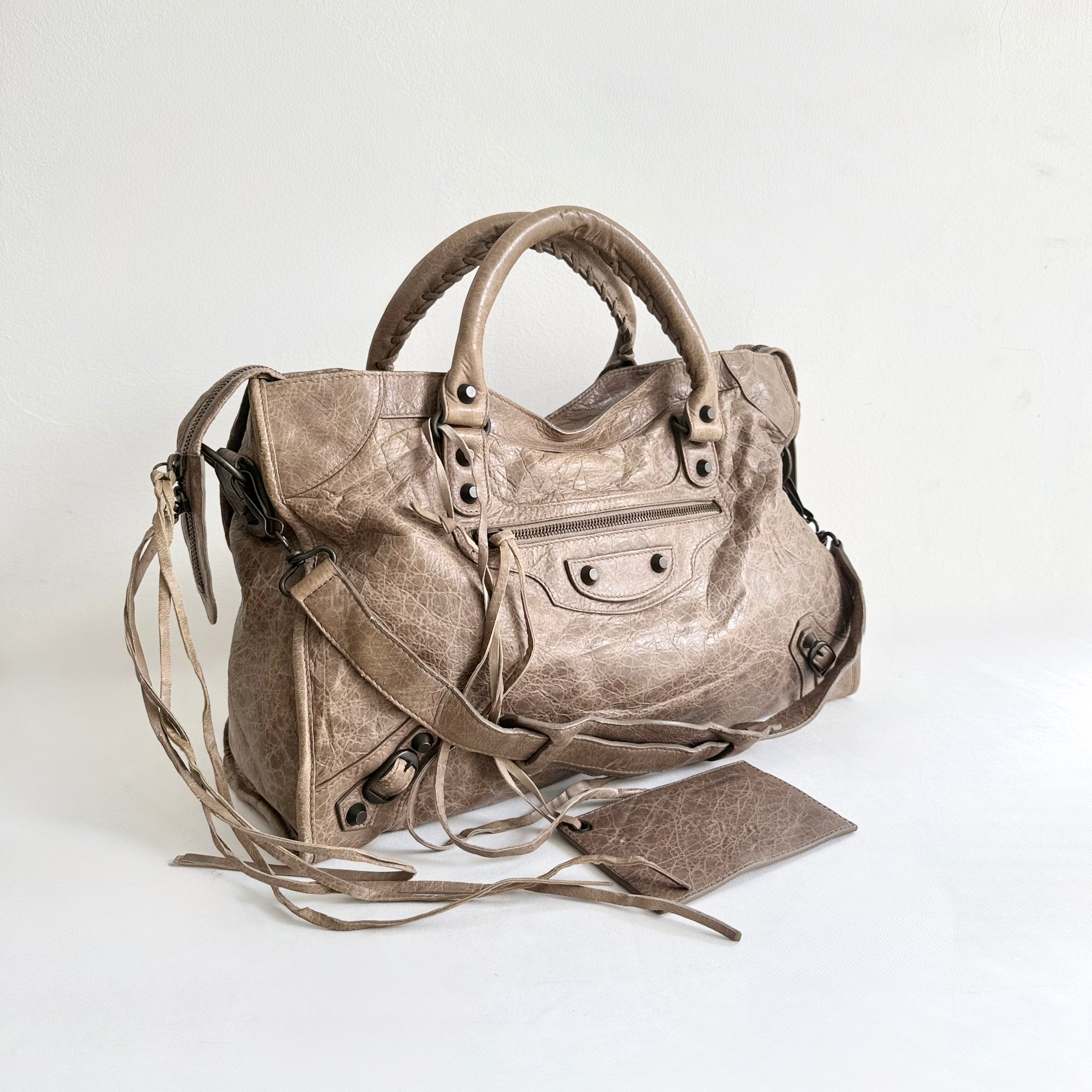 Balenciaga Le City Medium Bag in Light Brown