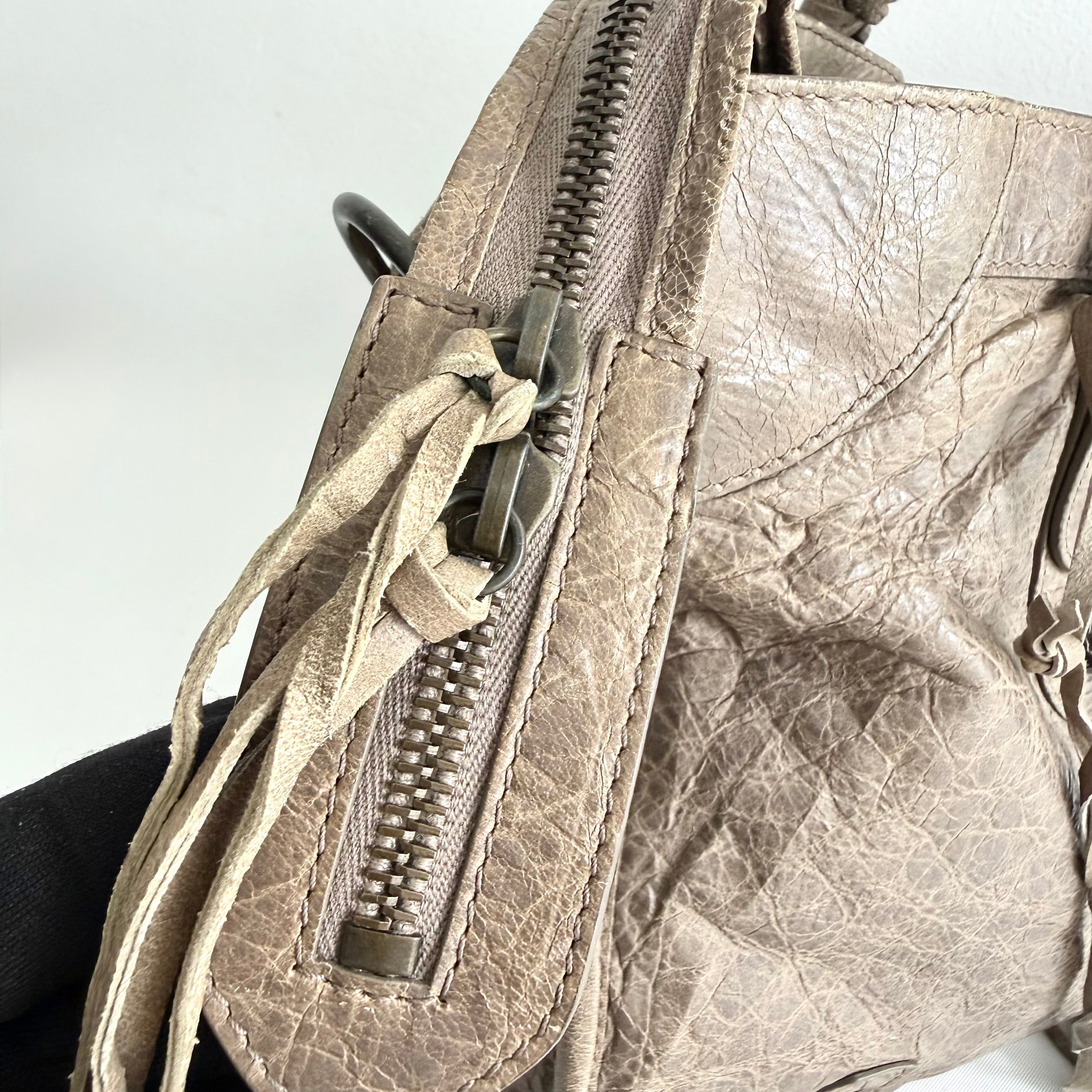 Balenciaga Le City Medium Bag in Light Brown