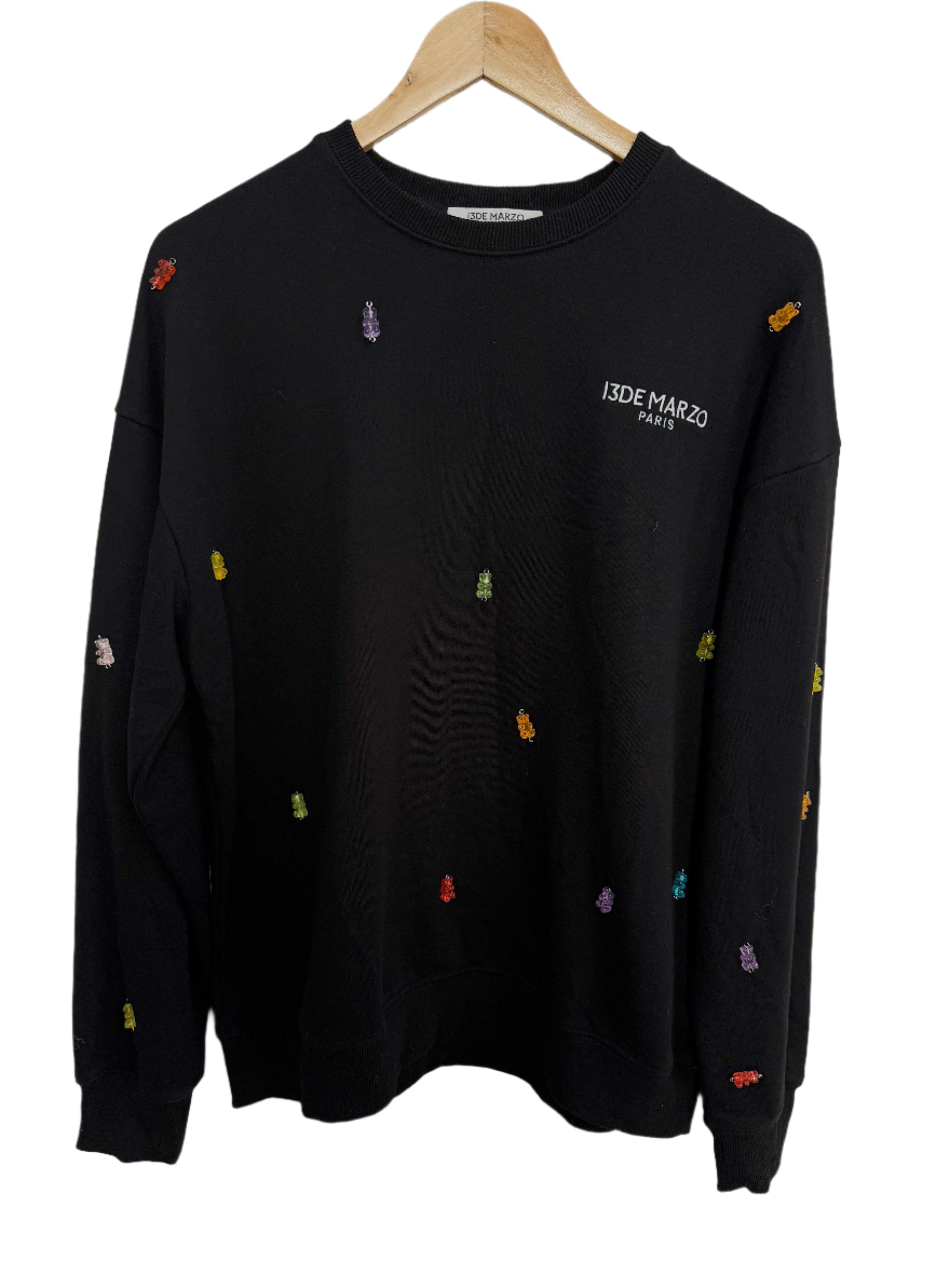 13De Marzo Gummy Bears Cover Sweater Black