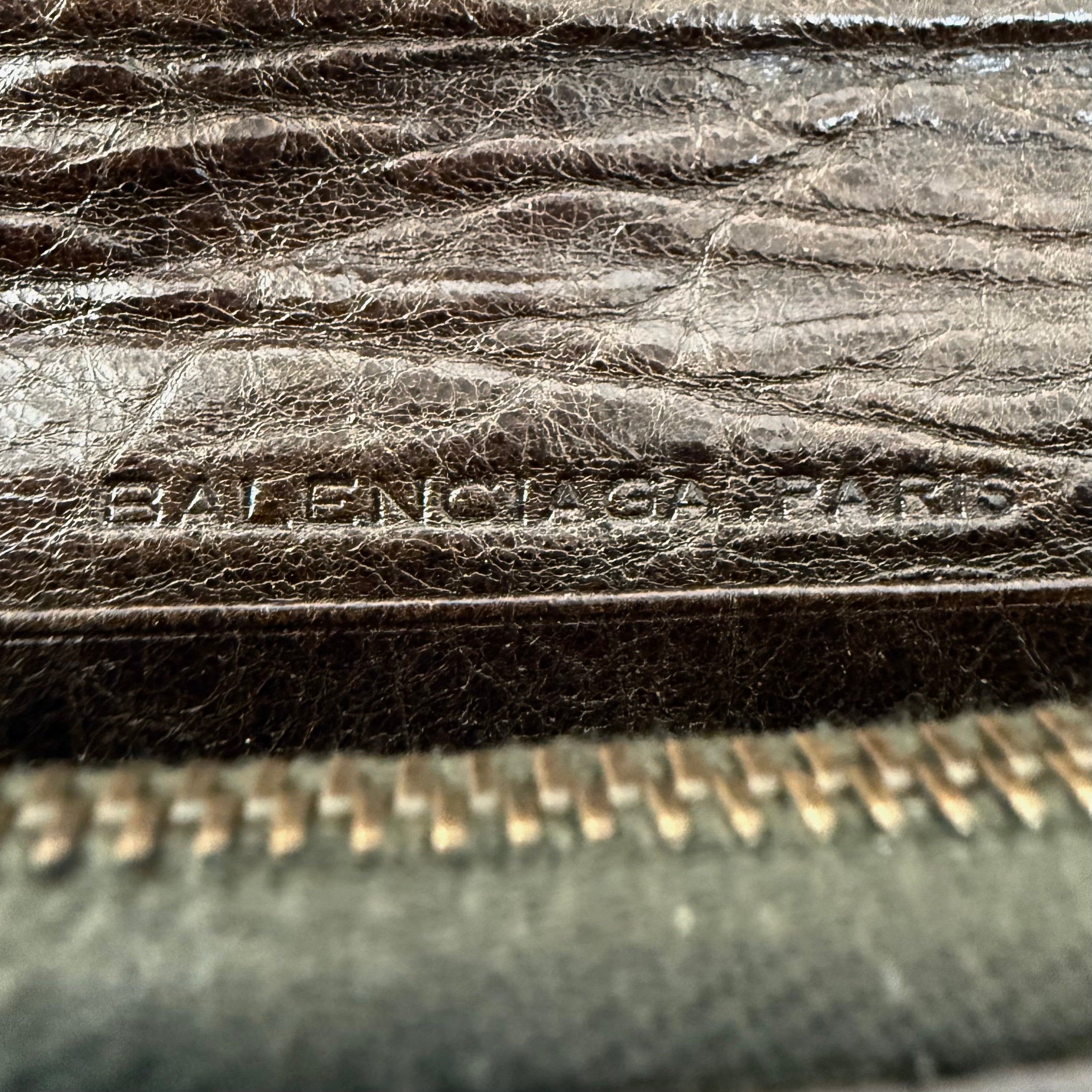 Balenciaga Le City Money Long Wallet in Brown