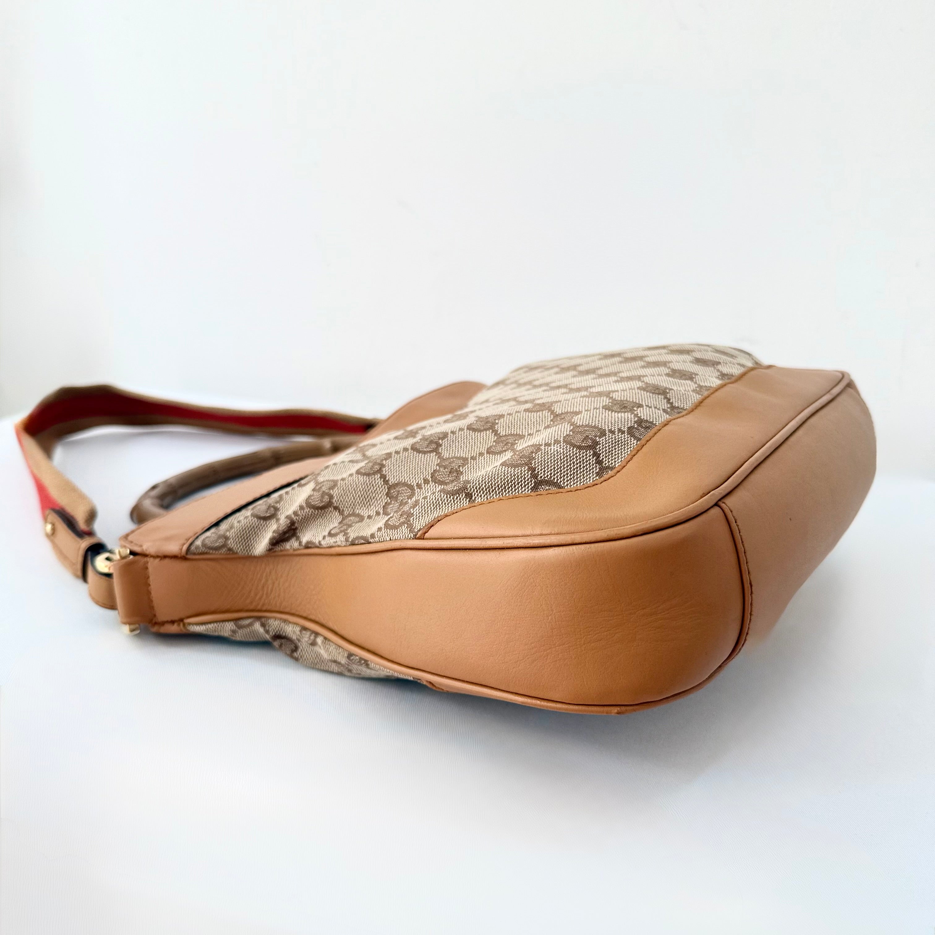 Gucci GG Canvas Diana Bamboo Shoulder Bag
