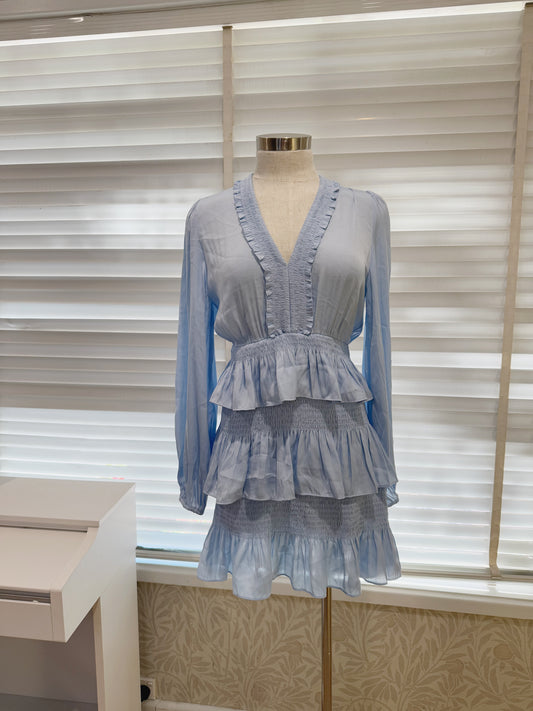 MAJE Ruffled Mini Dress