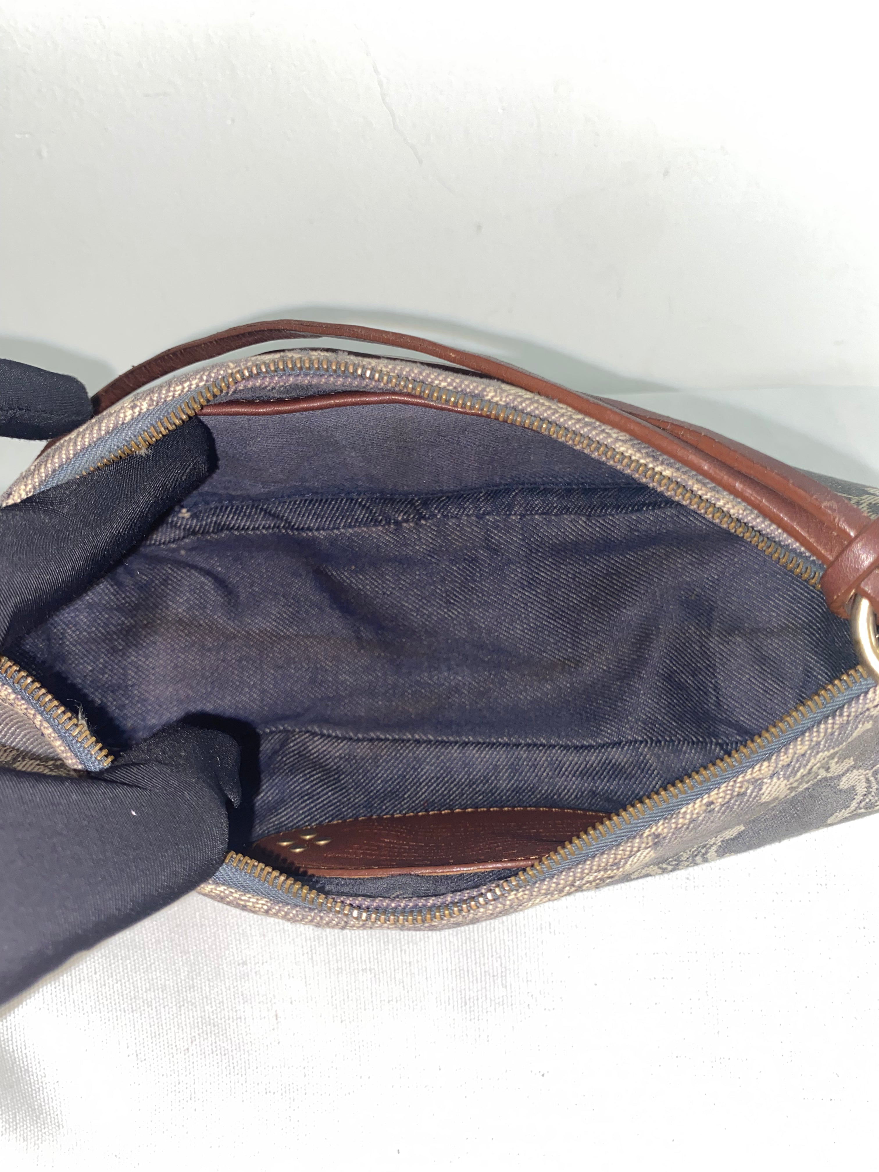 Celine Paris Macadam Blue Denim Bag