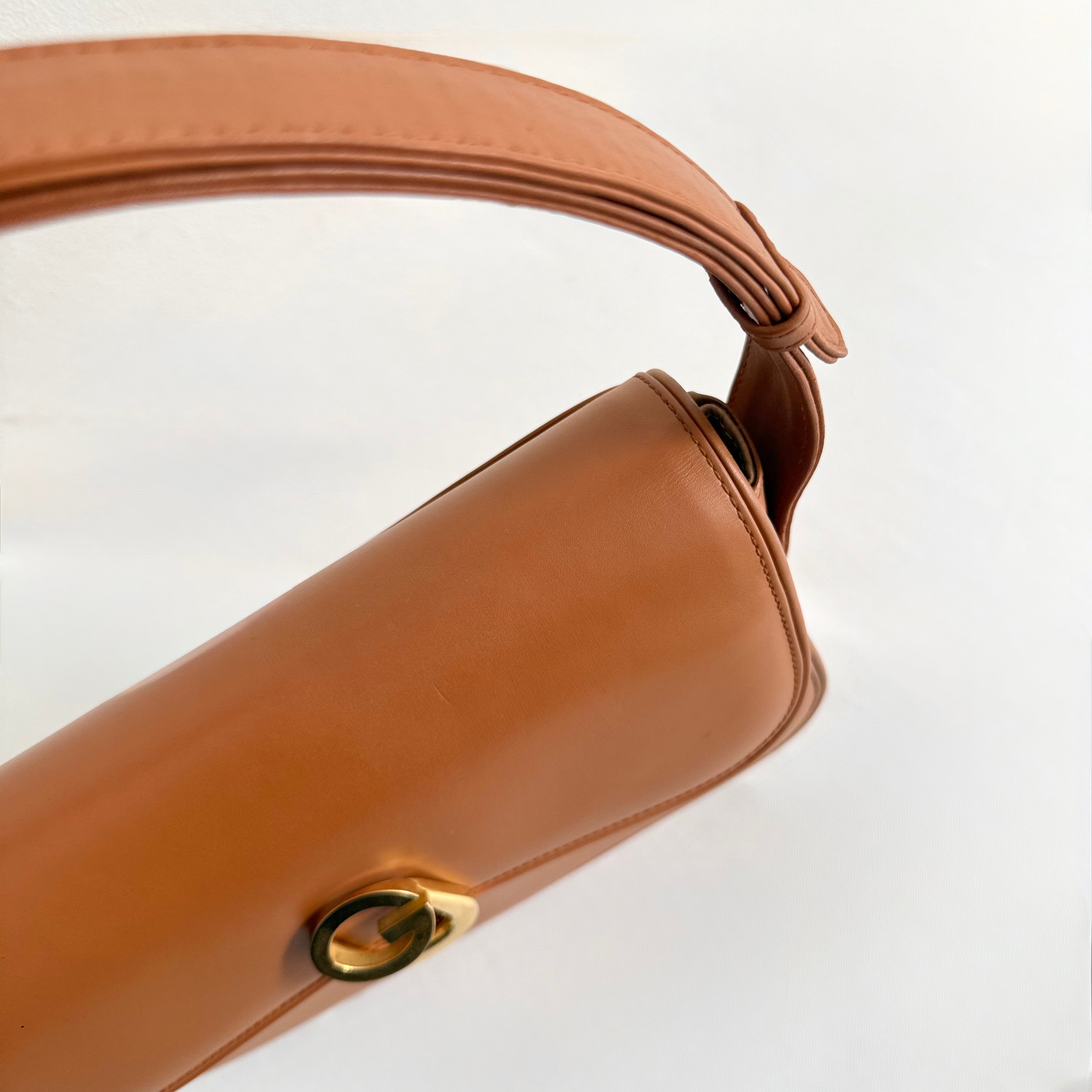 Gucci Vintage Brown Leather Bag