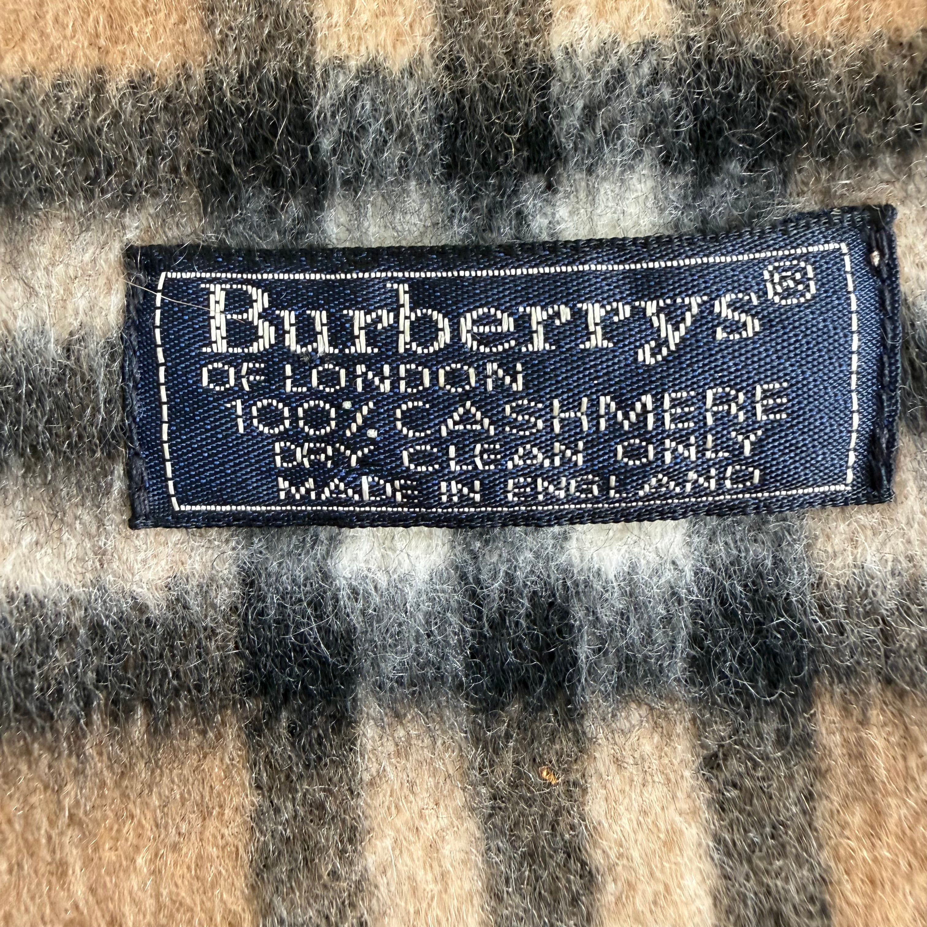 Burberry Check Cashmere Scarf