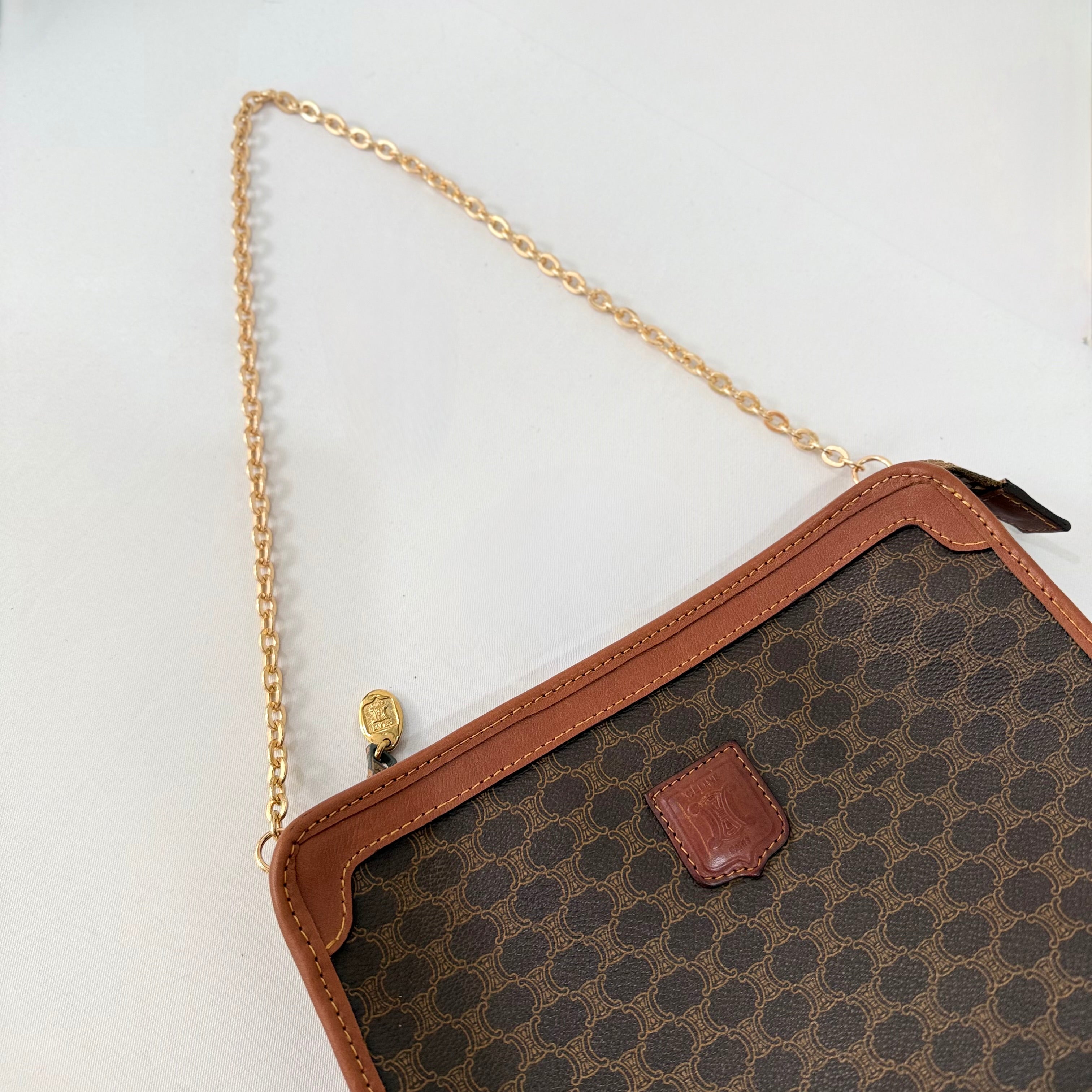 Celine Vintage Triomphe Clutch